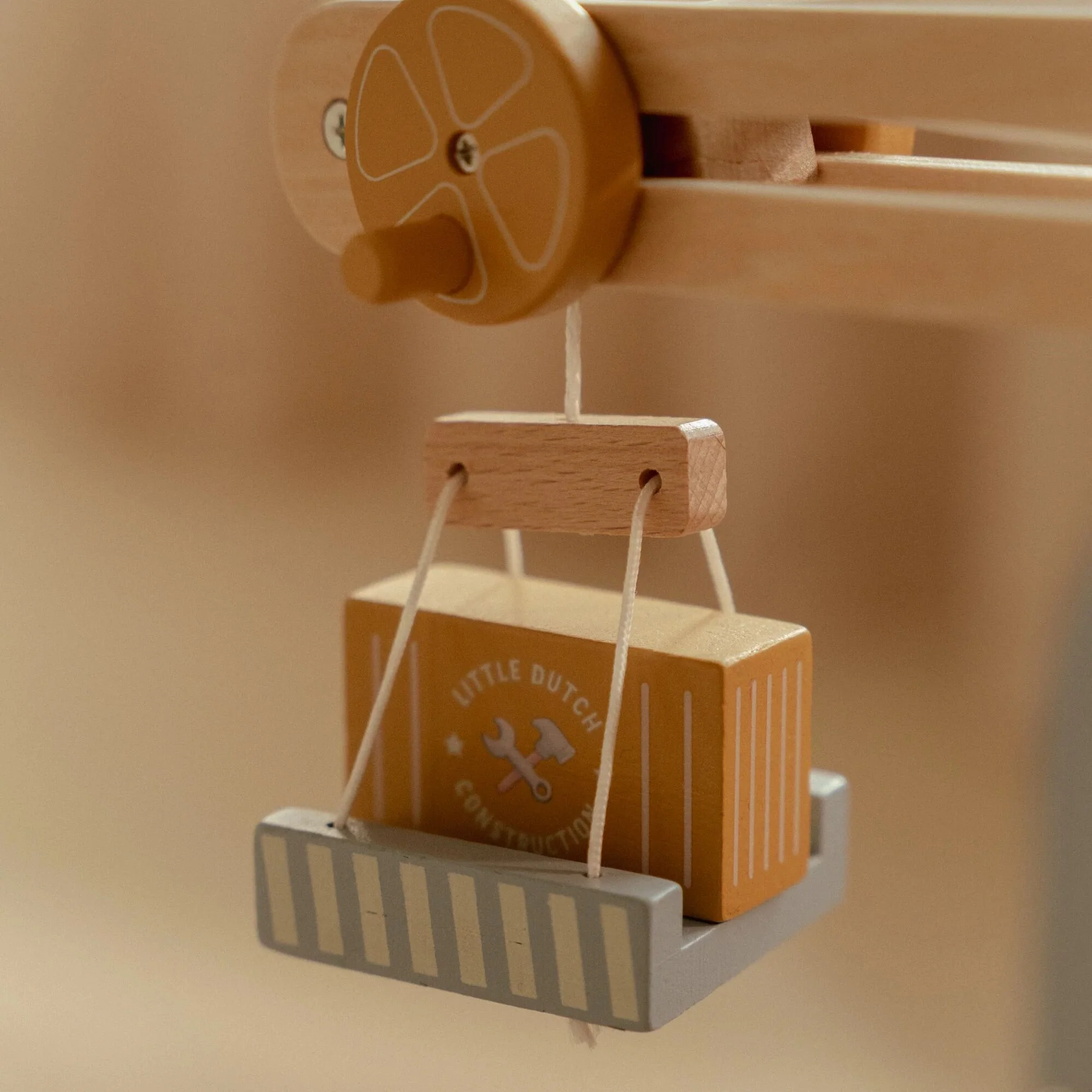 Wooden Crane and Train Track Set - Image 11