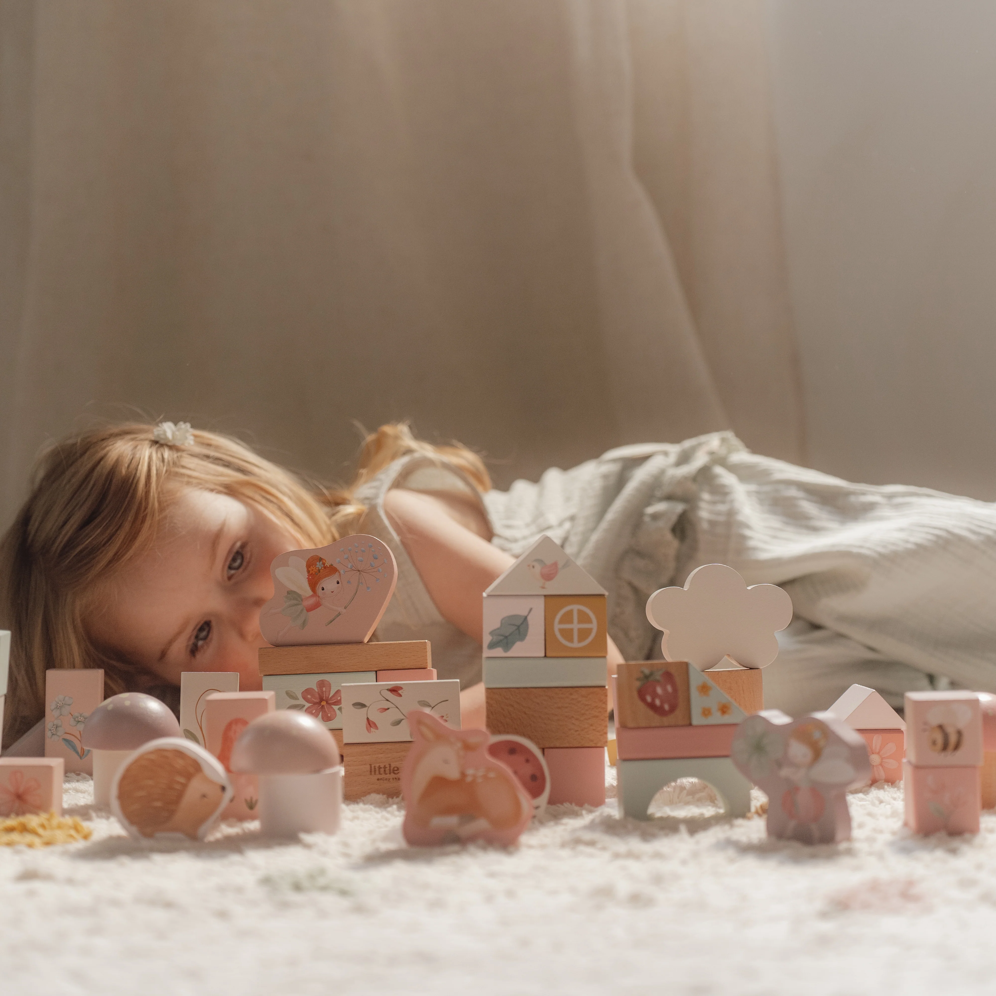 Wooden Building Block Set - Fairy Garden - Image 3