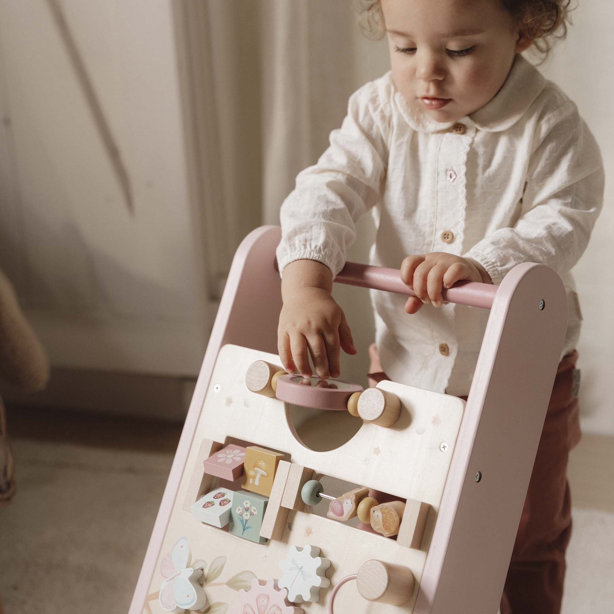 Wooden Activity Walker - Pink - Image 13