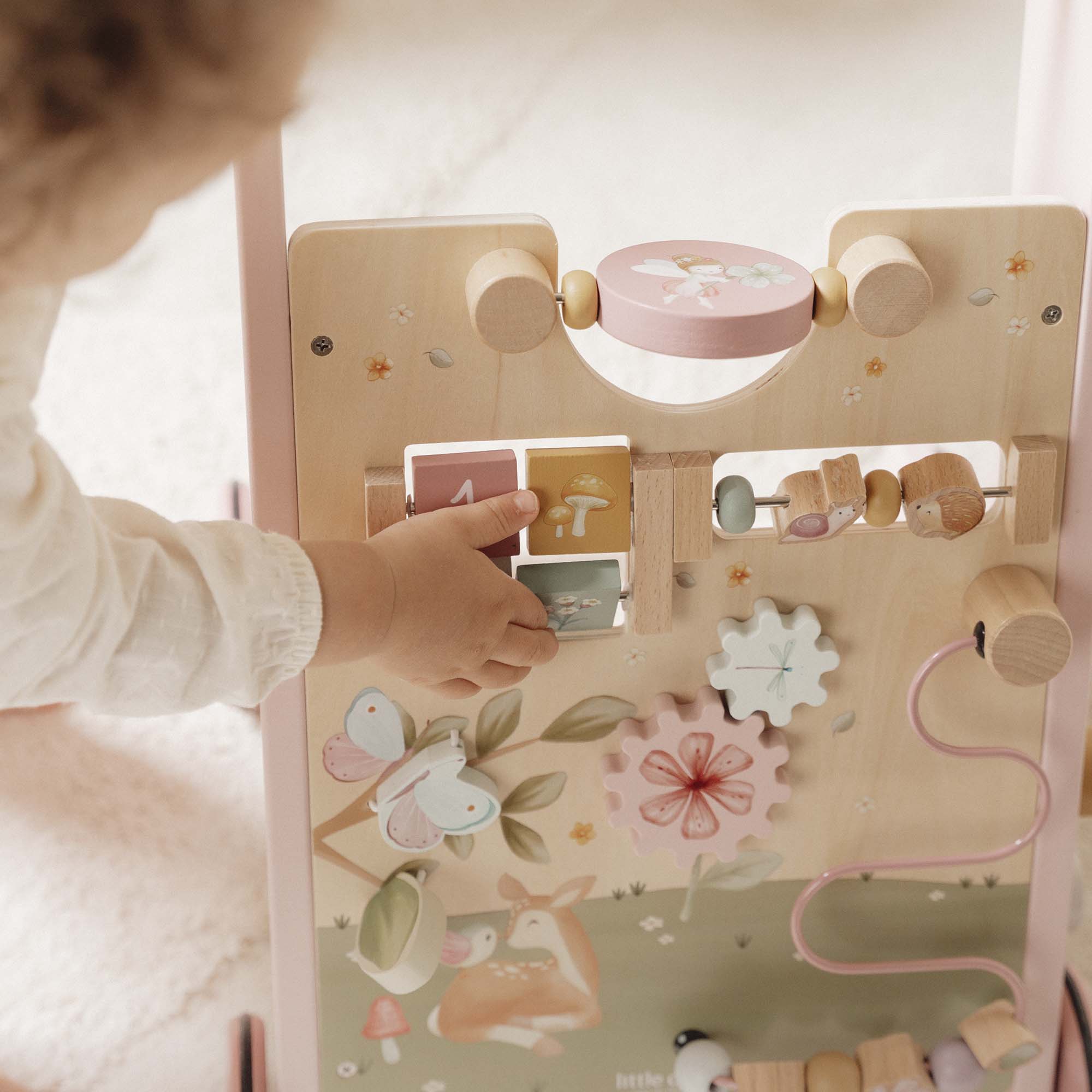 Wooden Activity Walker - Pink - Image 15