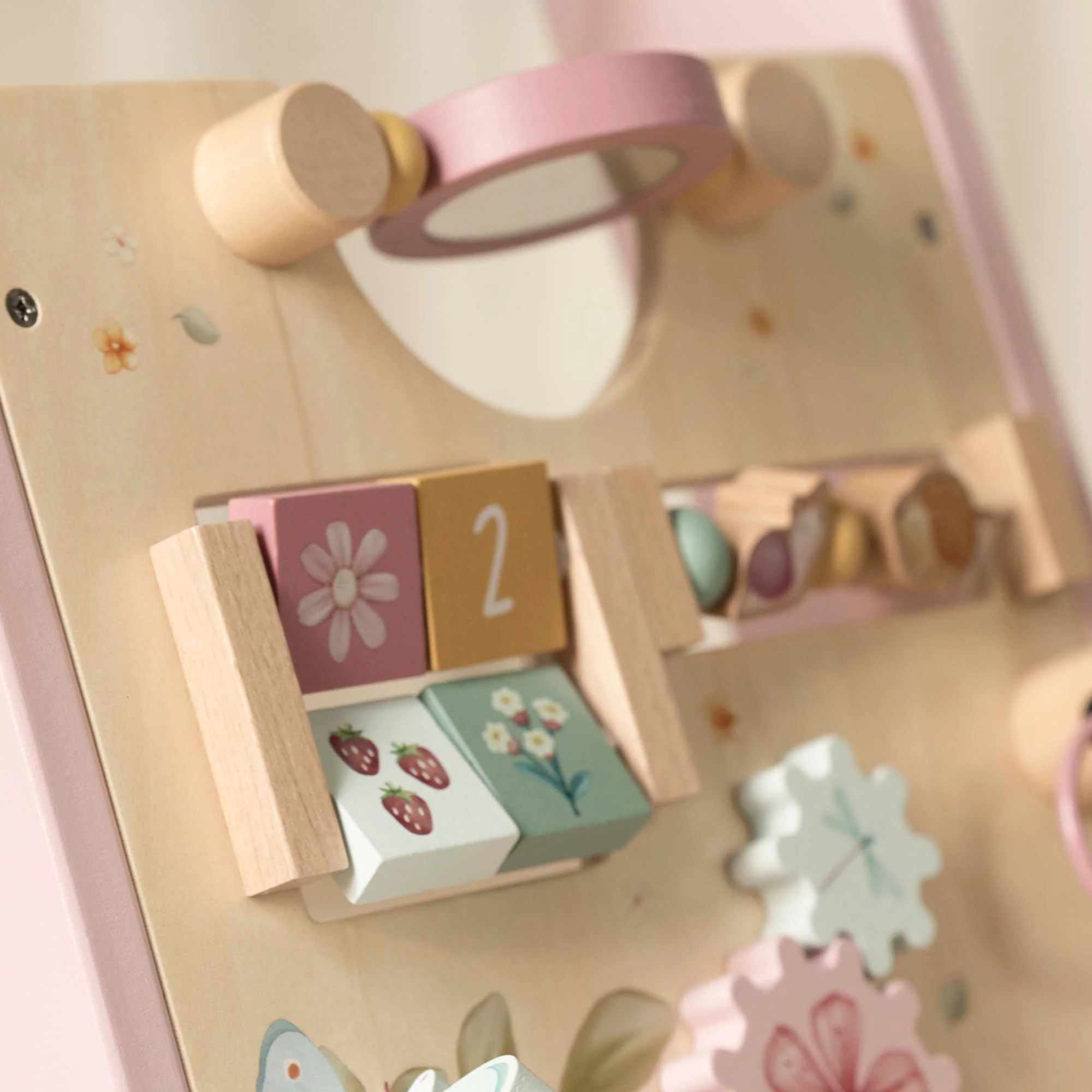 Wooden Activity Walker - Pink - Image 23