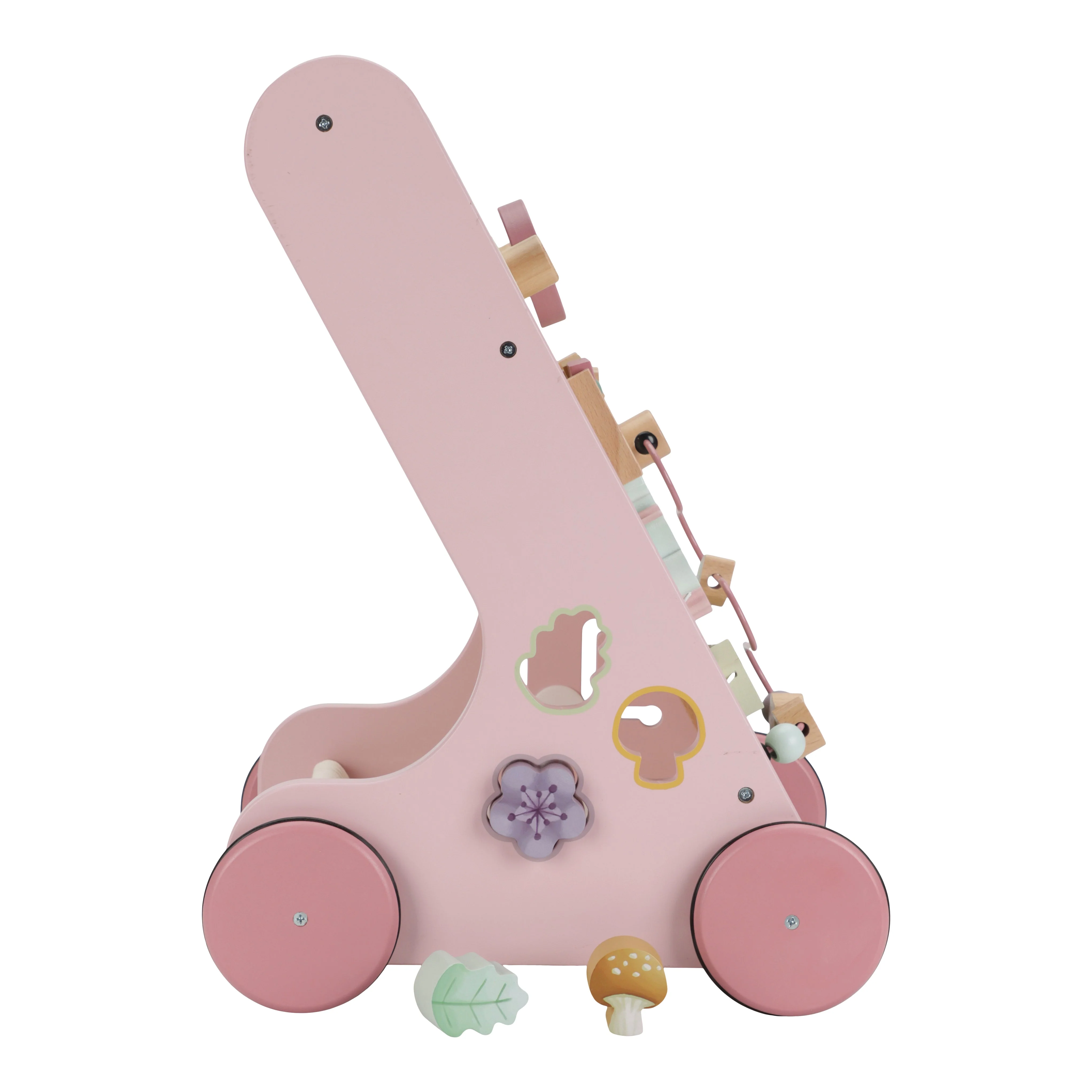 Wooden Activity Walker - Pink - Image 6