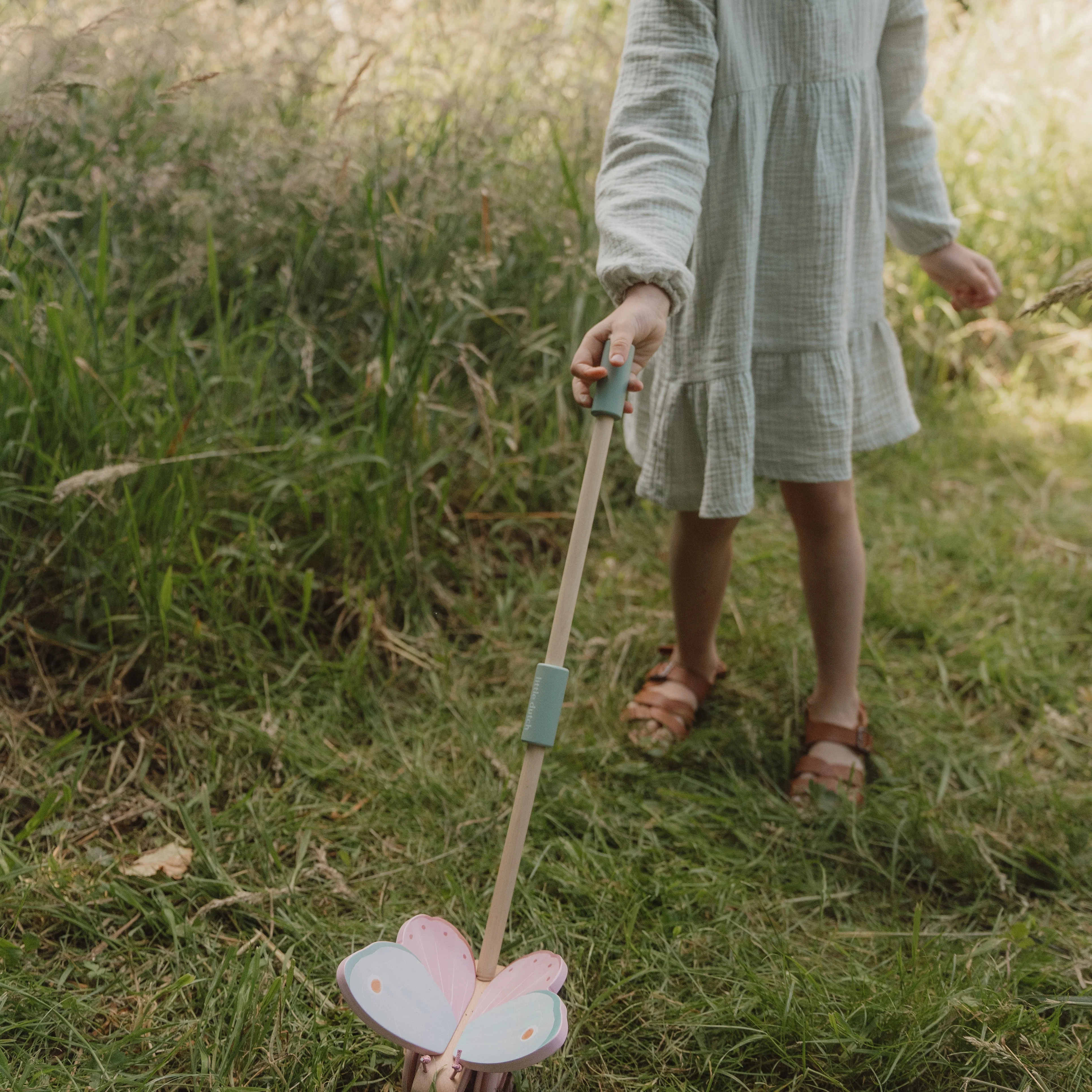 Wooden Push-Along Butterfly - Image 2