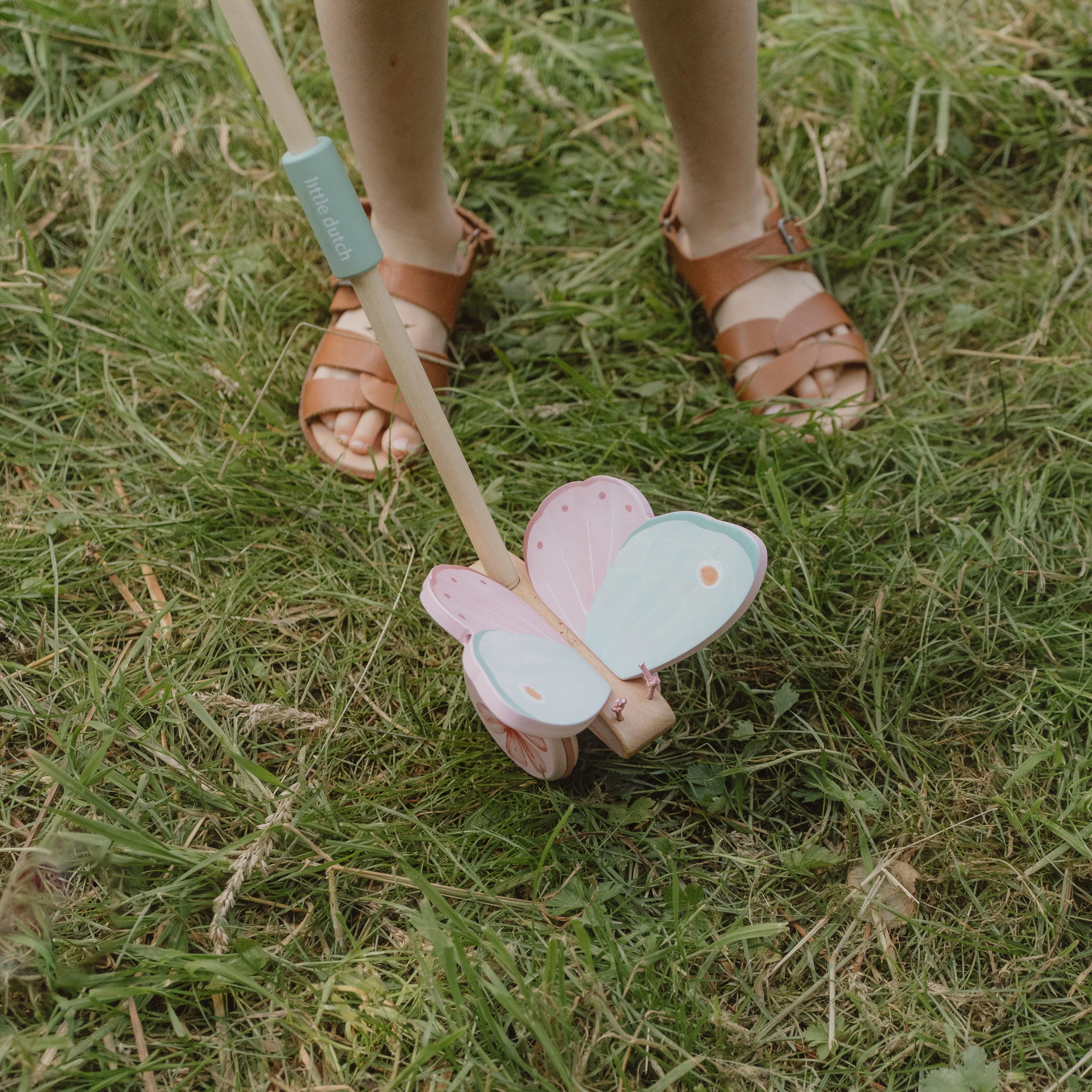 Wooden Push-Along Butterfly - Image 4