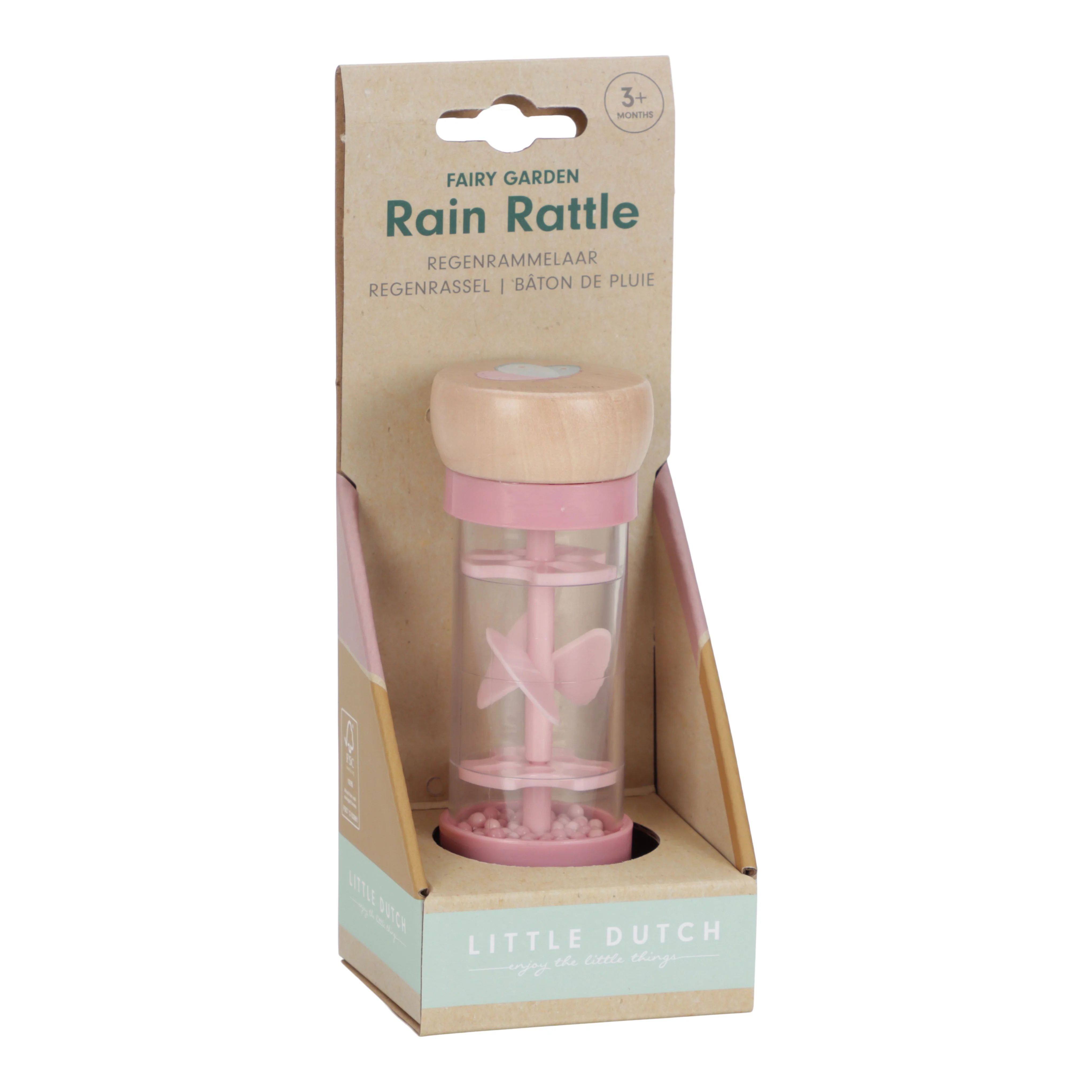 Wooden Rain Rattle - Fairy Garden - Image 10