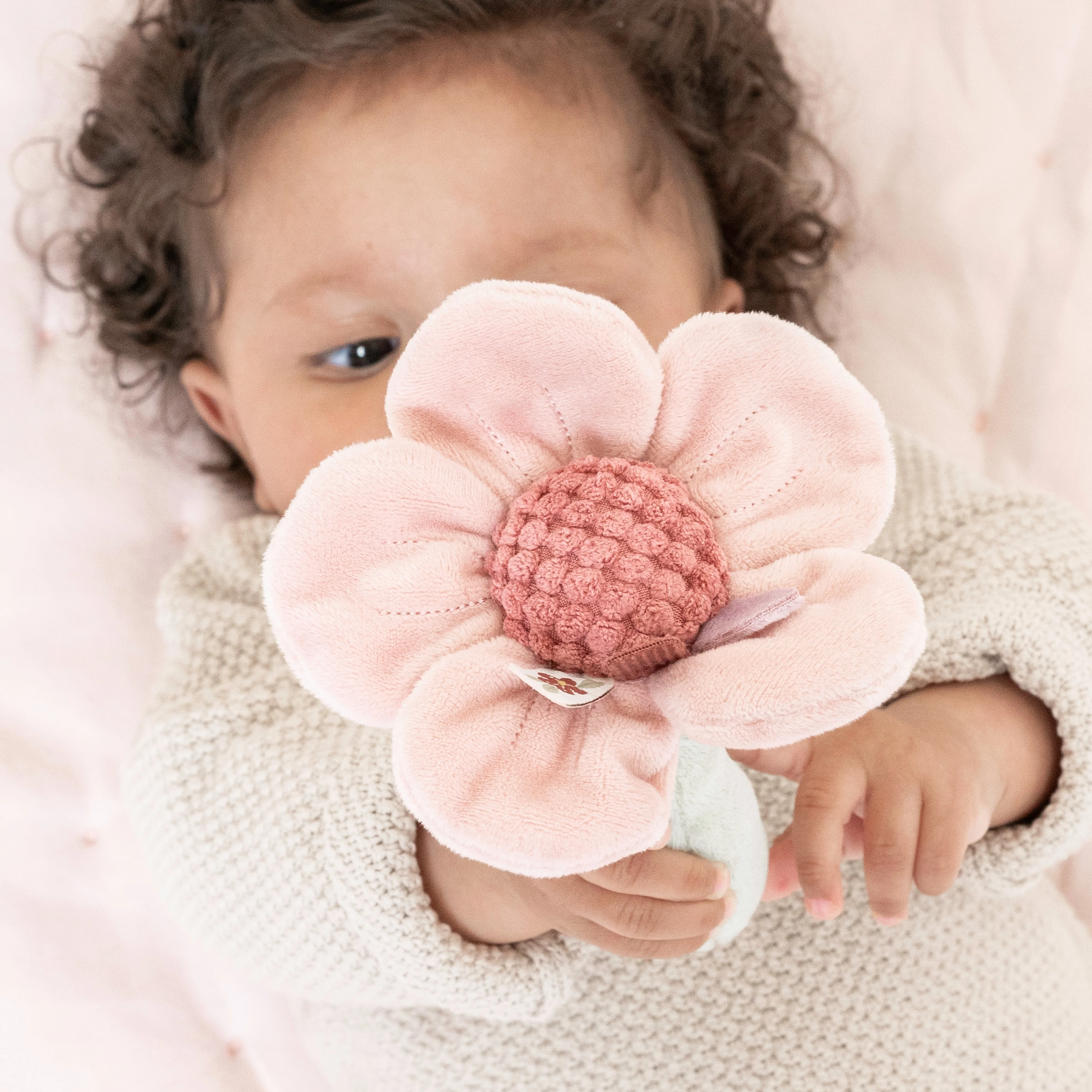 Flower Rattle - Pink - Image 4