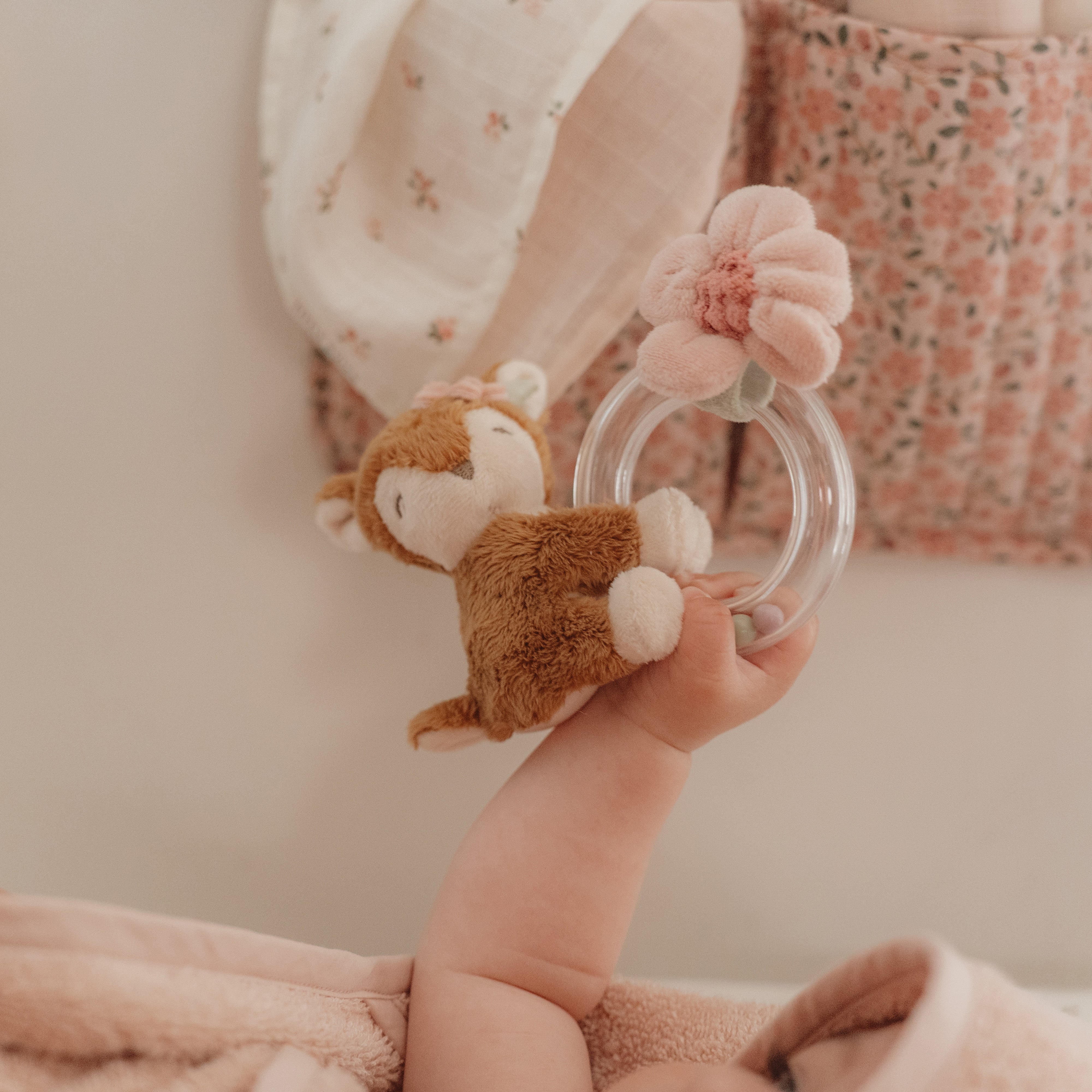 Soft Ring Rattle Deer - Fairy Garden - Image 4