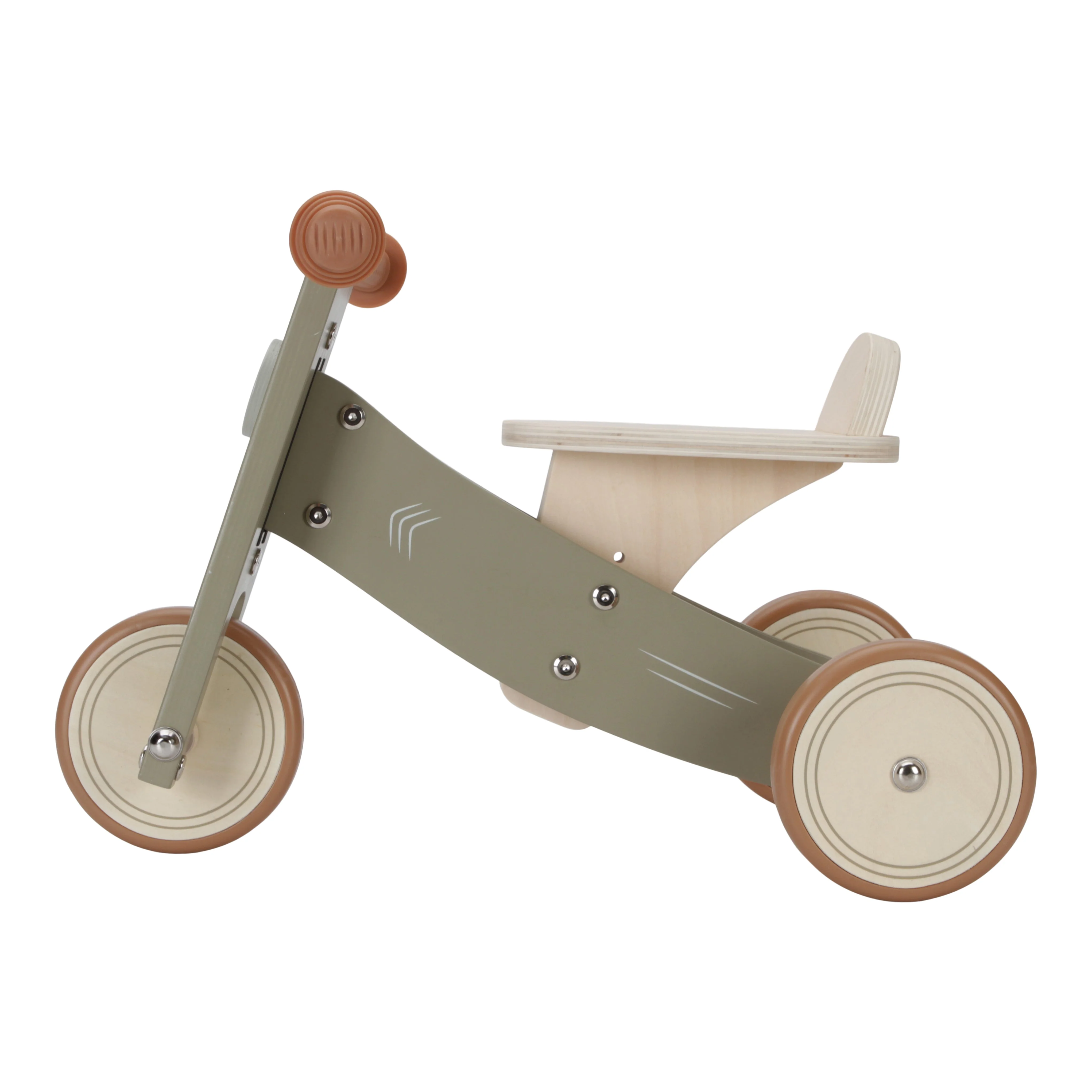 Wooden Tricycle - Olive - Image 3