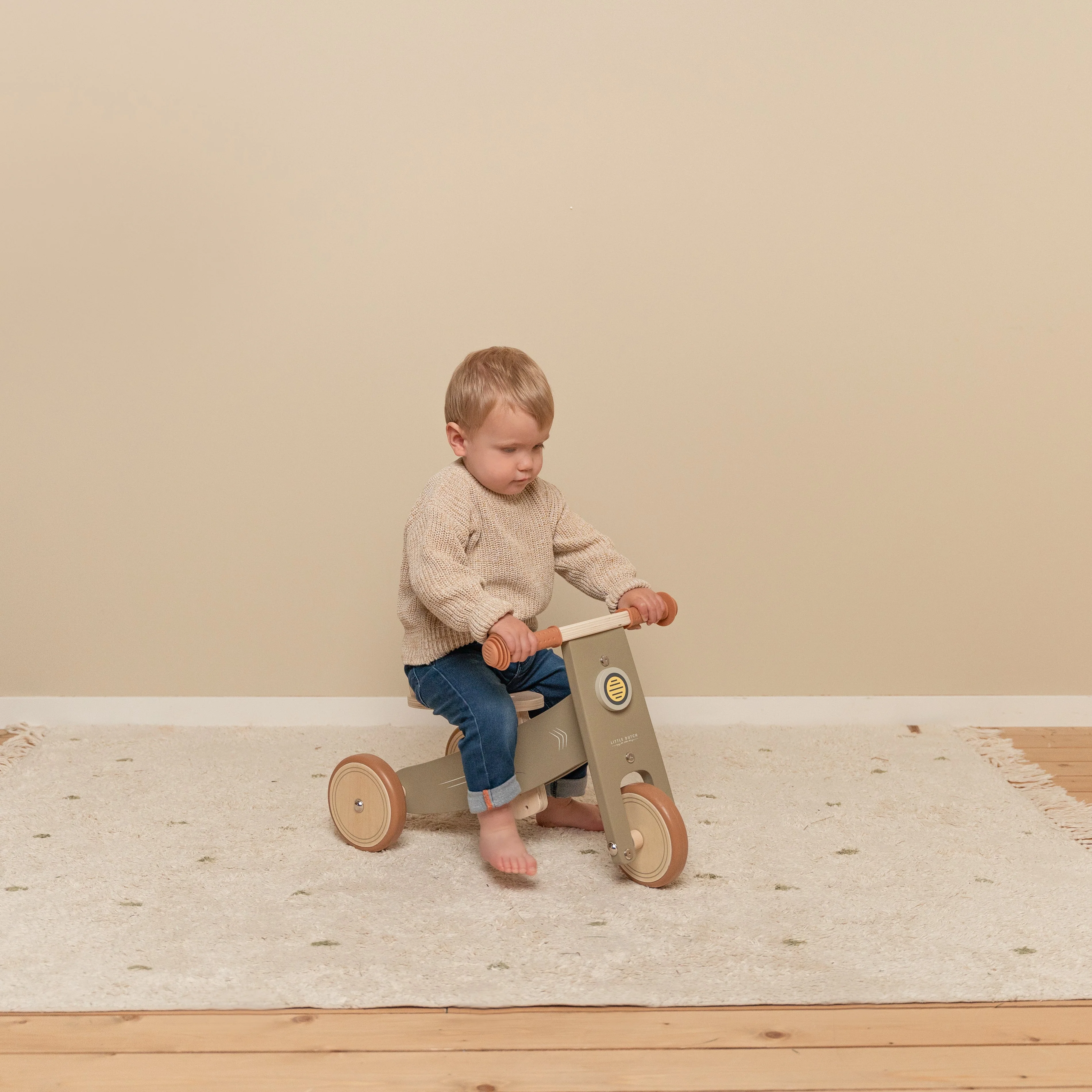 Wooden Tricycle - Olive - Image 6