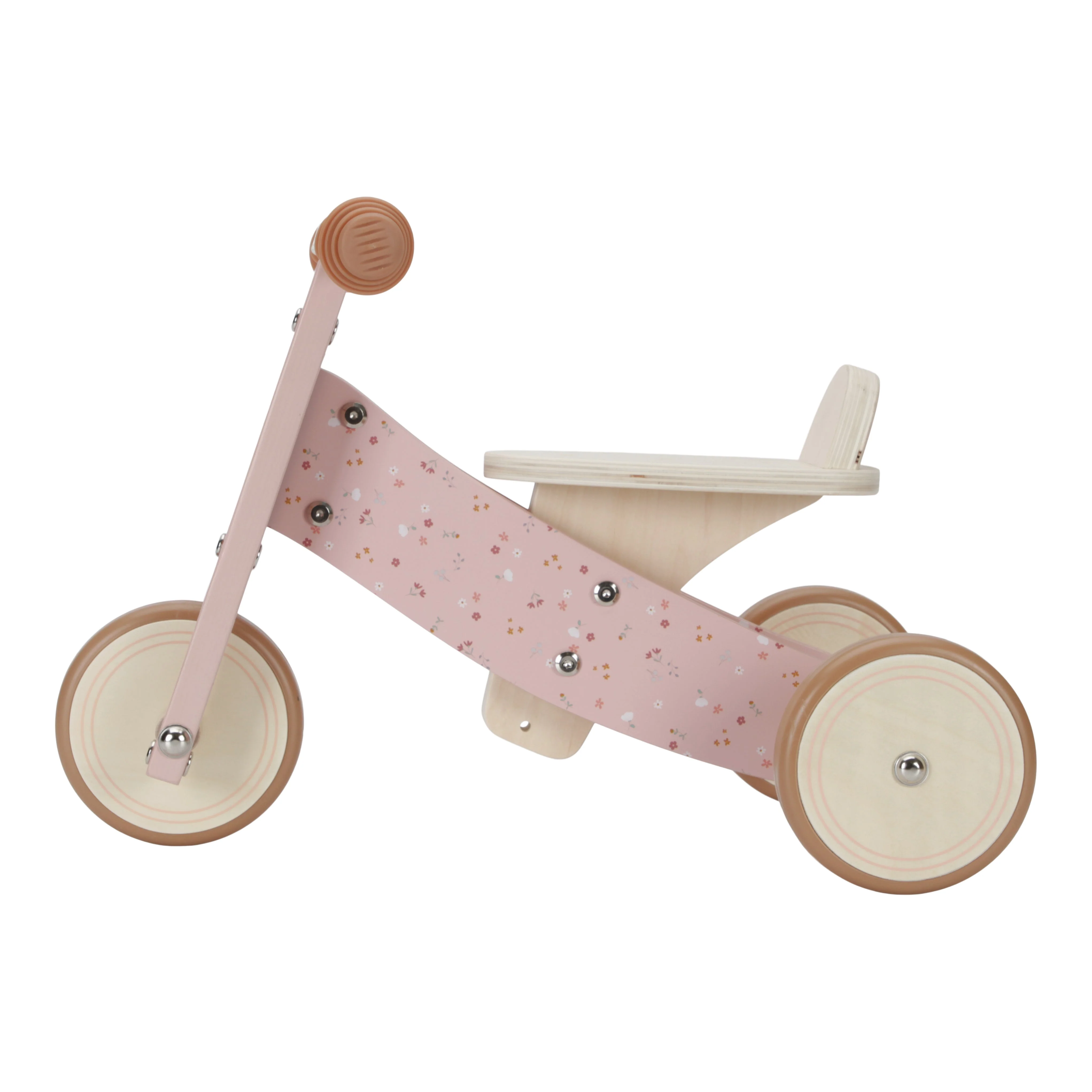 Wooden Tricycle - Pink - Image 3