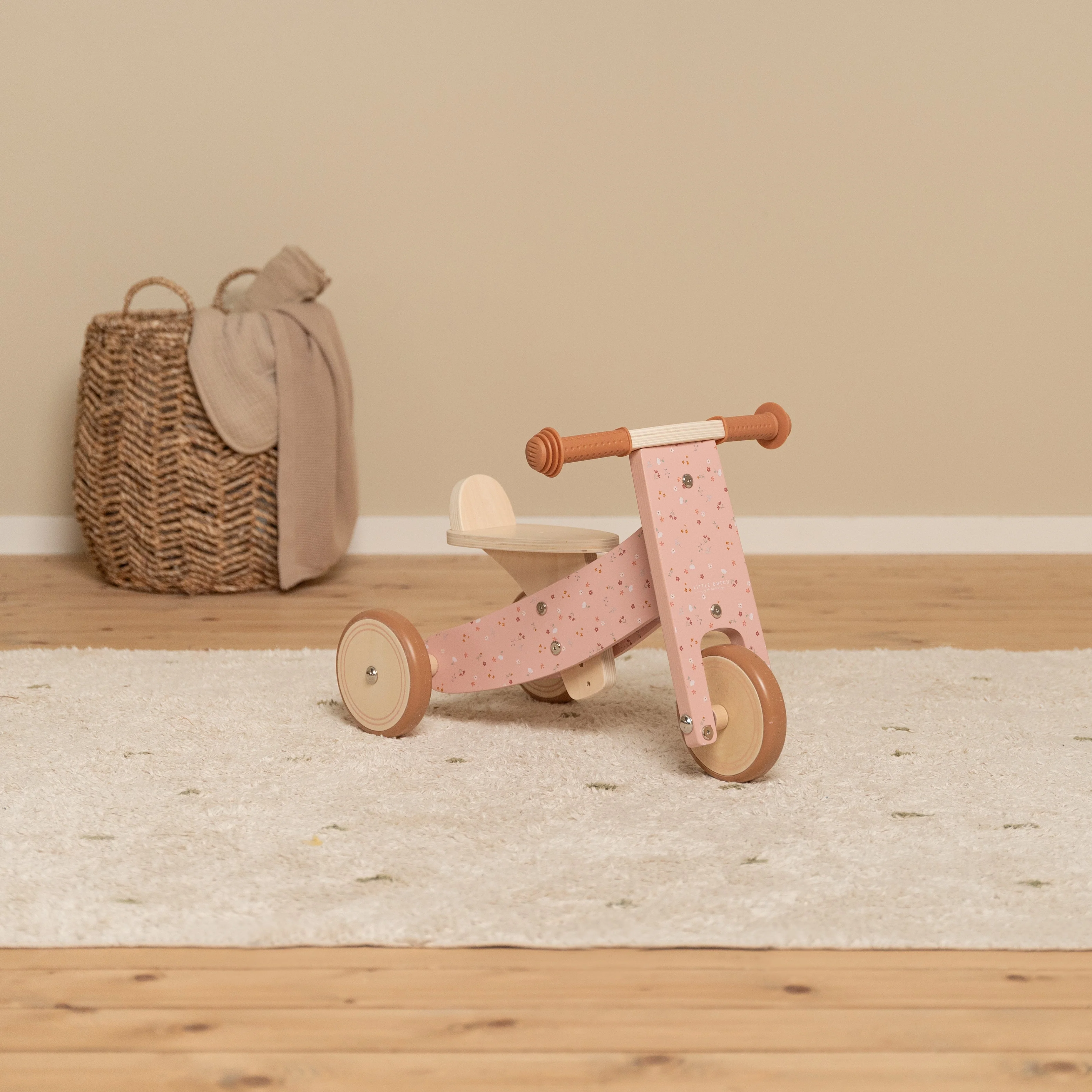 Wooden Tricycle - Pink - Image 7