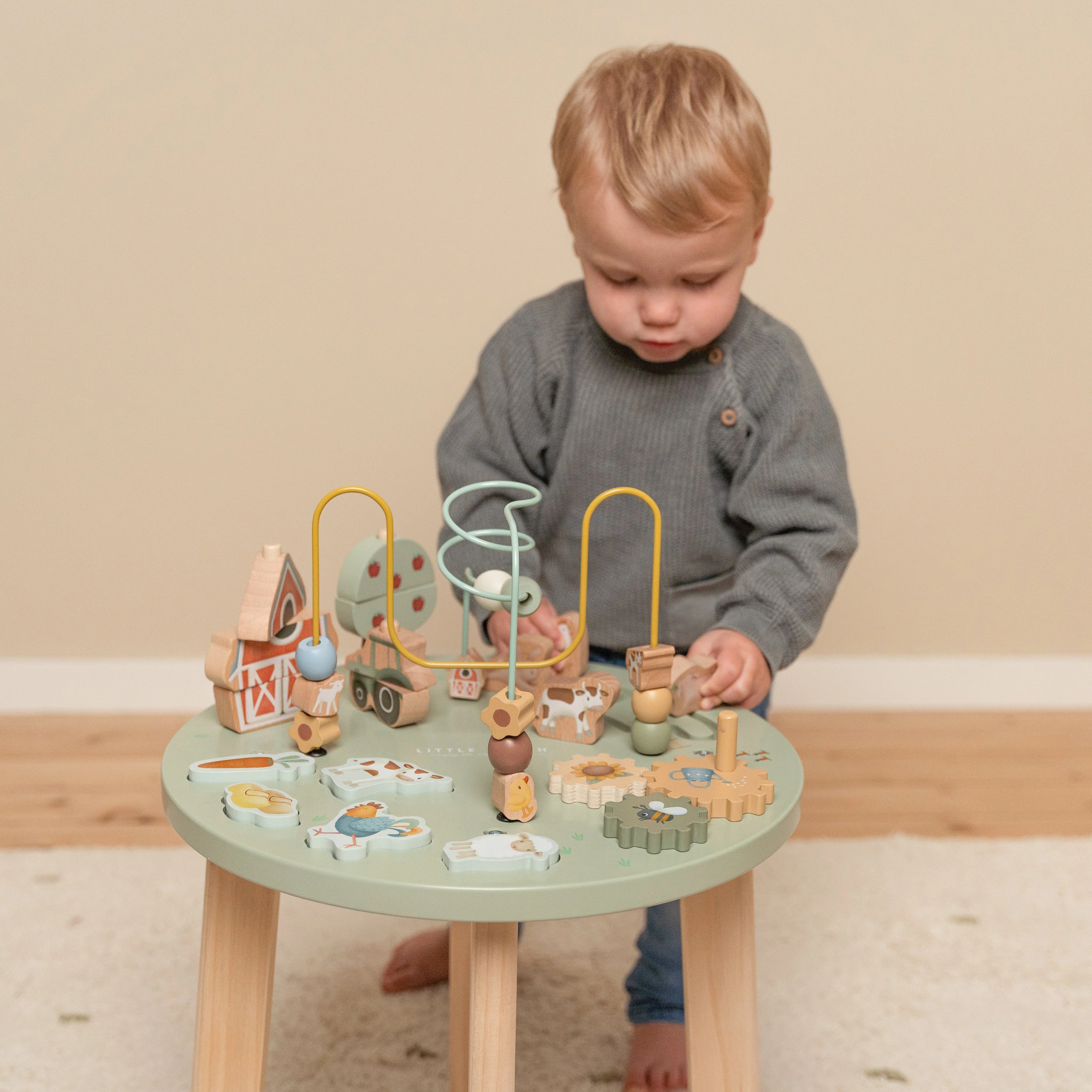 Wooden Activity Table - Little Farm - Image 2