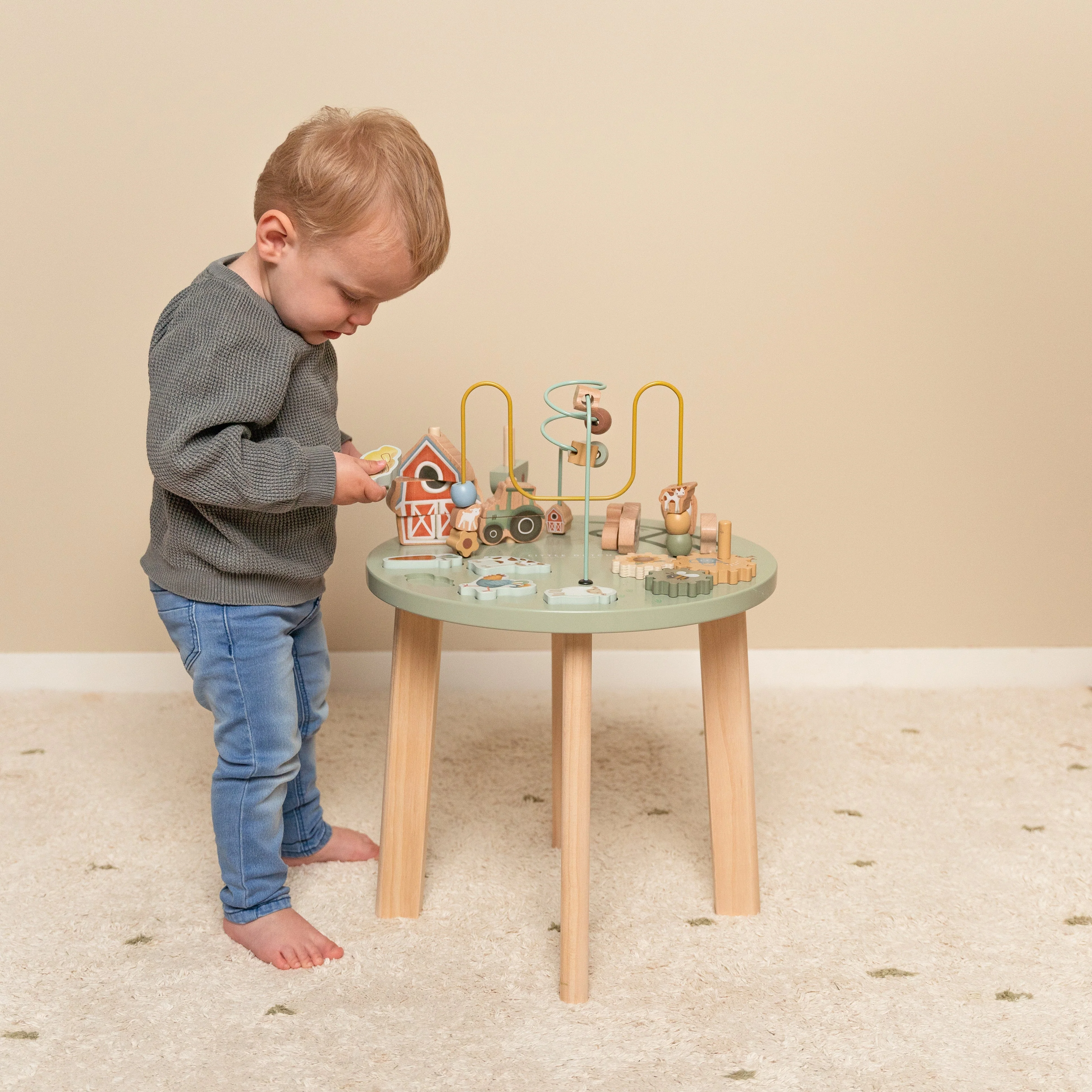 Wooden Activity Table - Little Farm - Image 4