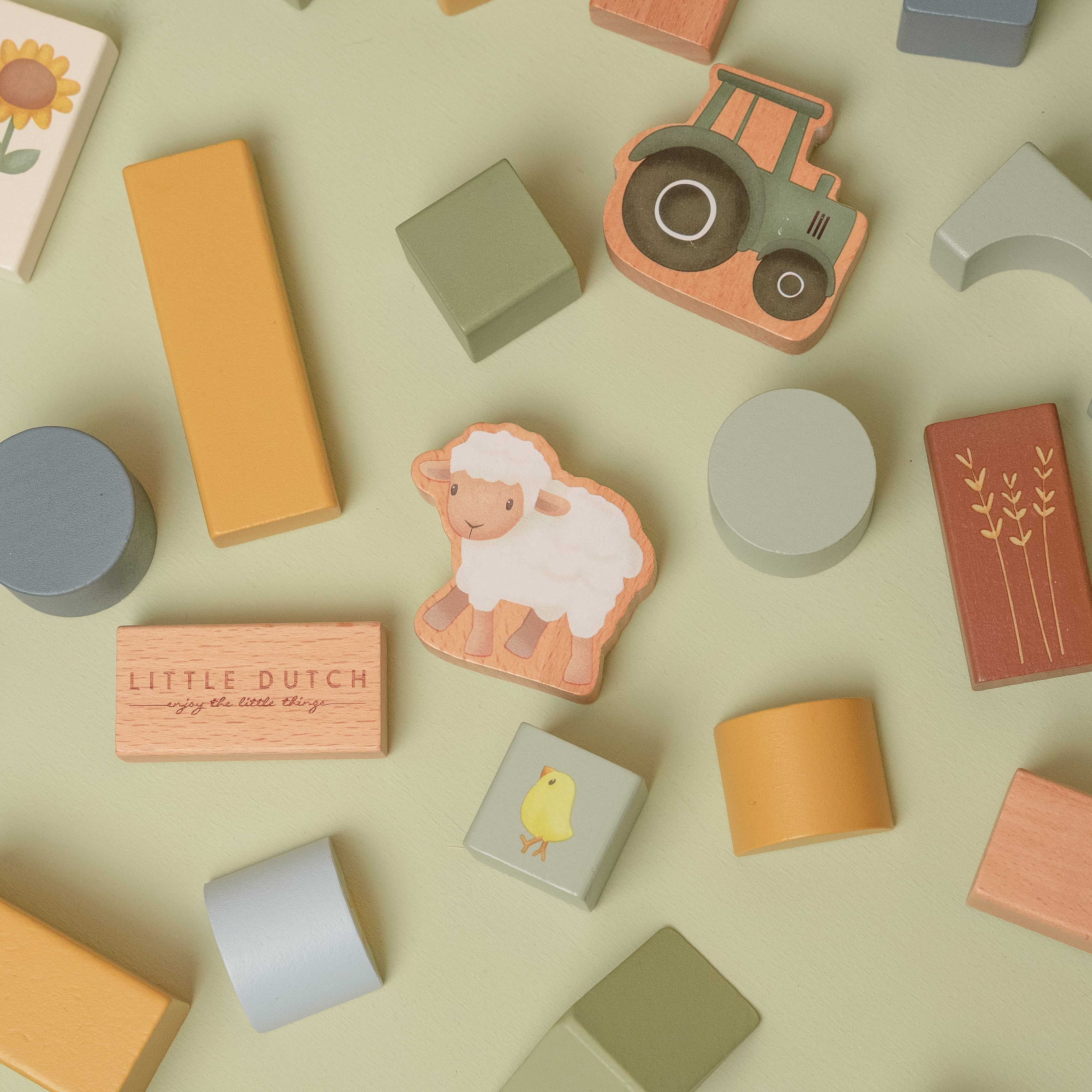 Wooden Building Block Set - Little Farm - Image 4