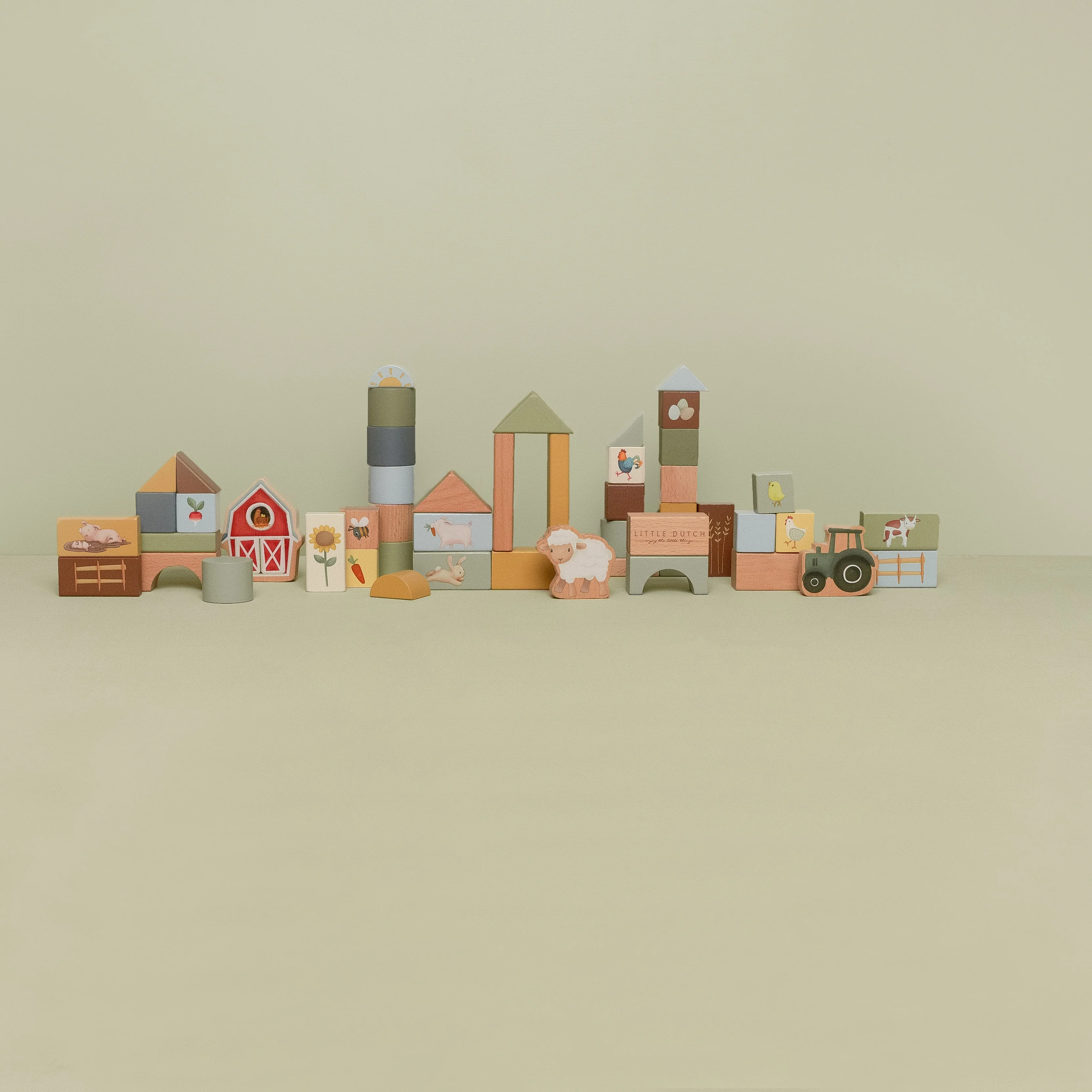 Wooden Building Block Set - Little Farm - Image 5