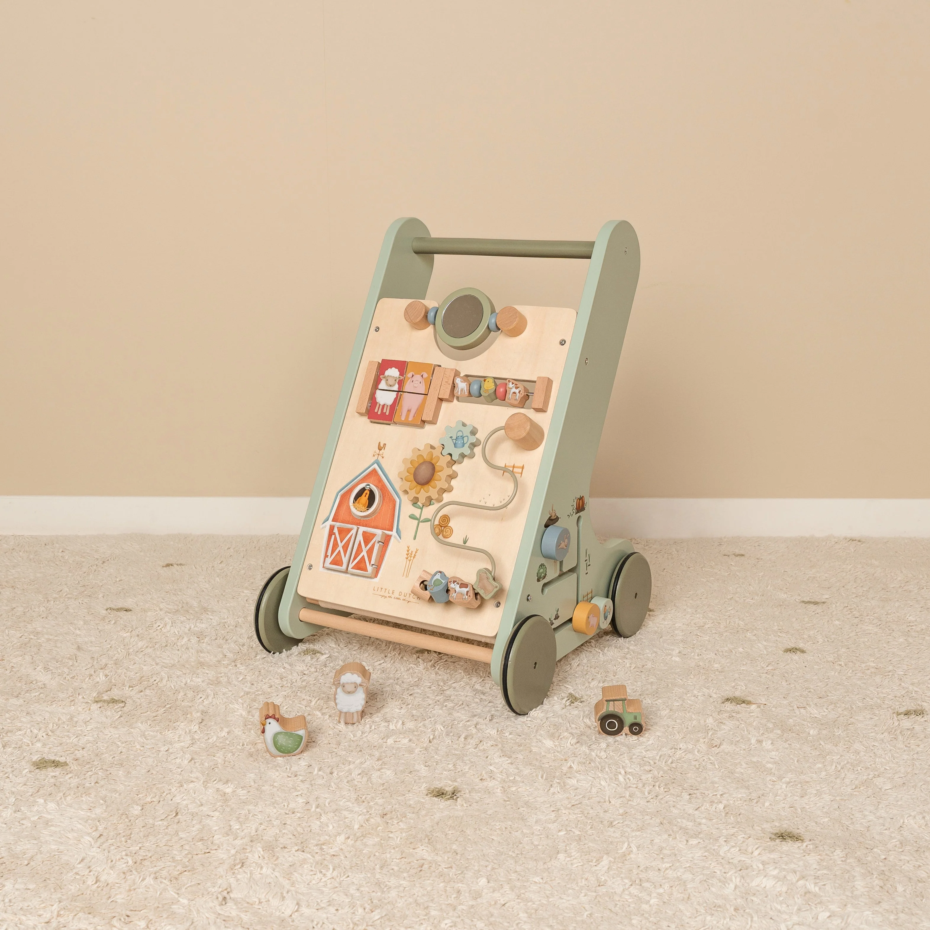 Wooden Activity Walker - Little Farm - Image 4