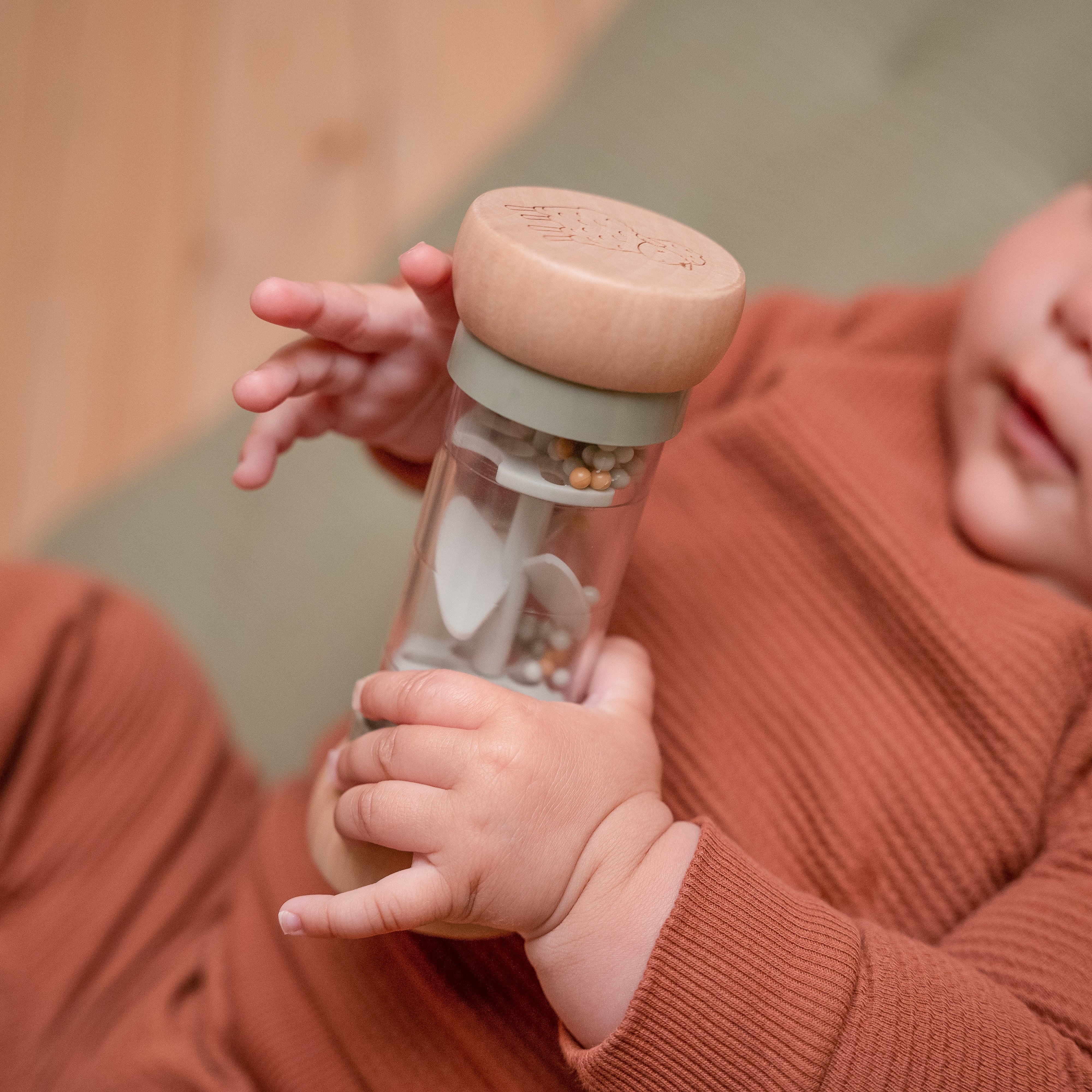 Wooden Rain Rattle - Little Farm - Image 7