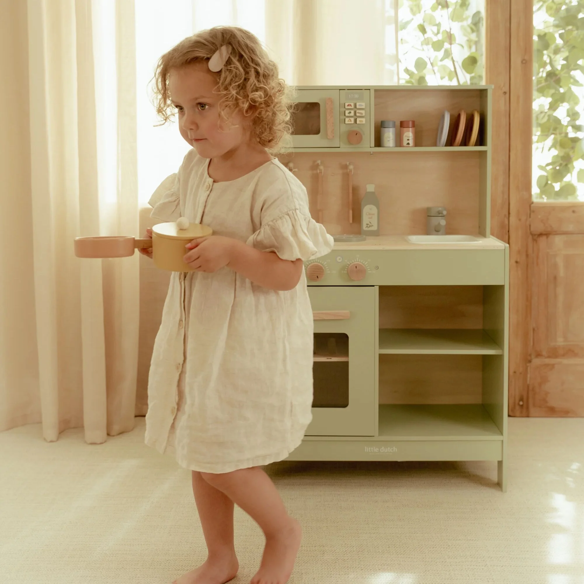 Wooden Play Kitchen - Image 10