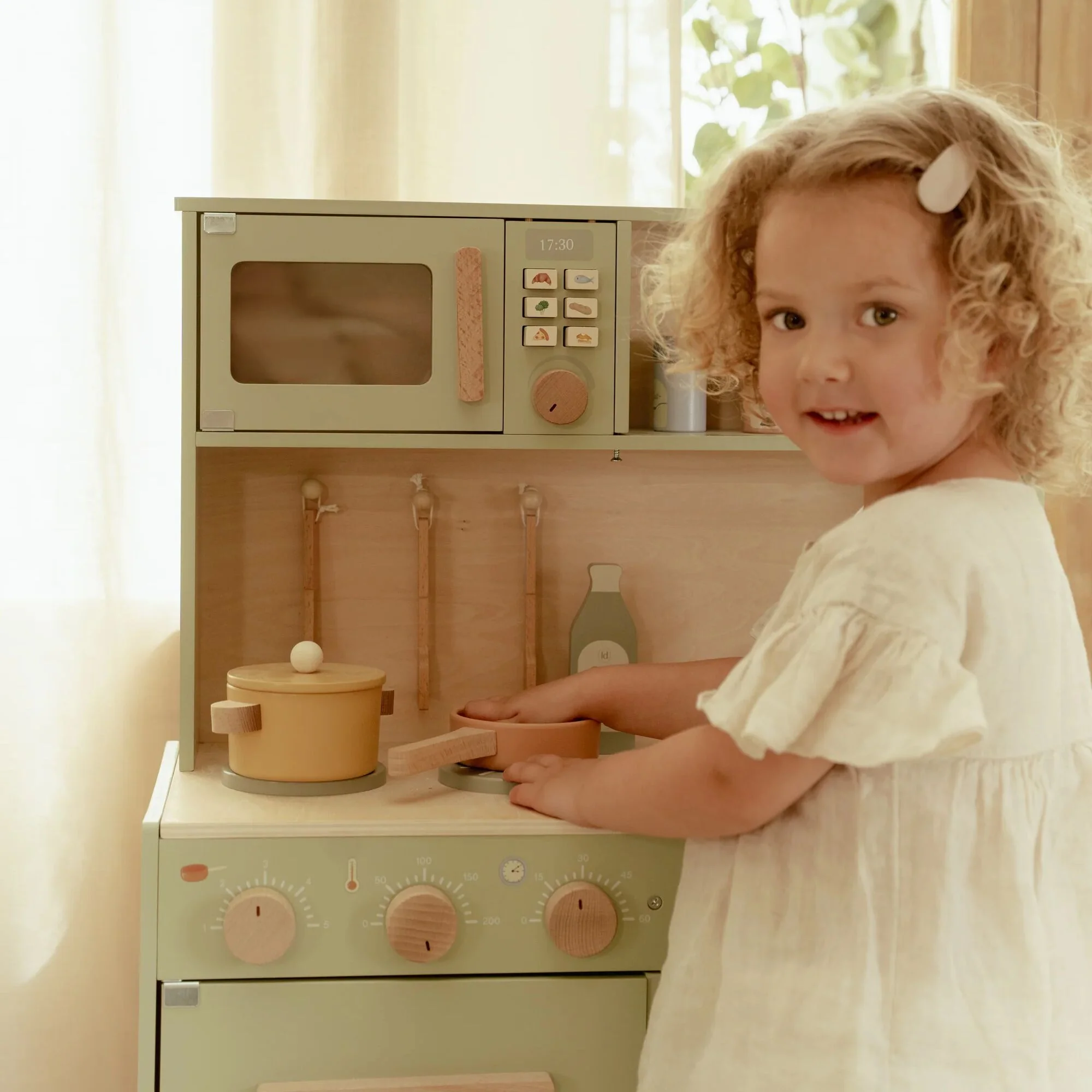 Wooden Play Kitchen - Image 11