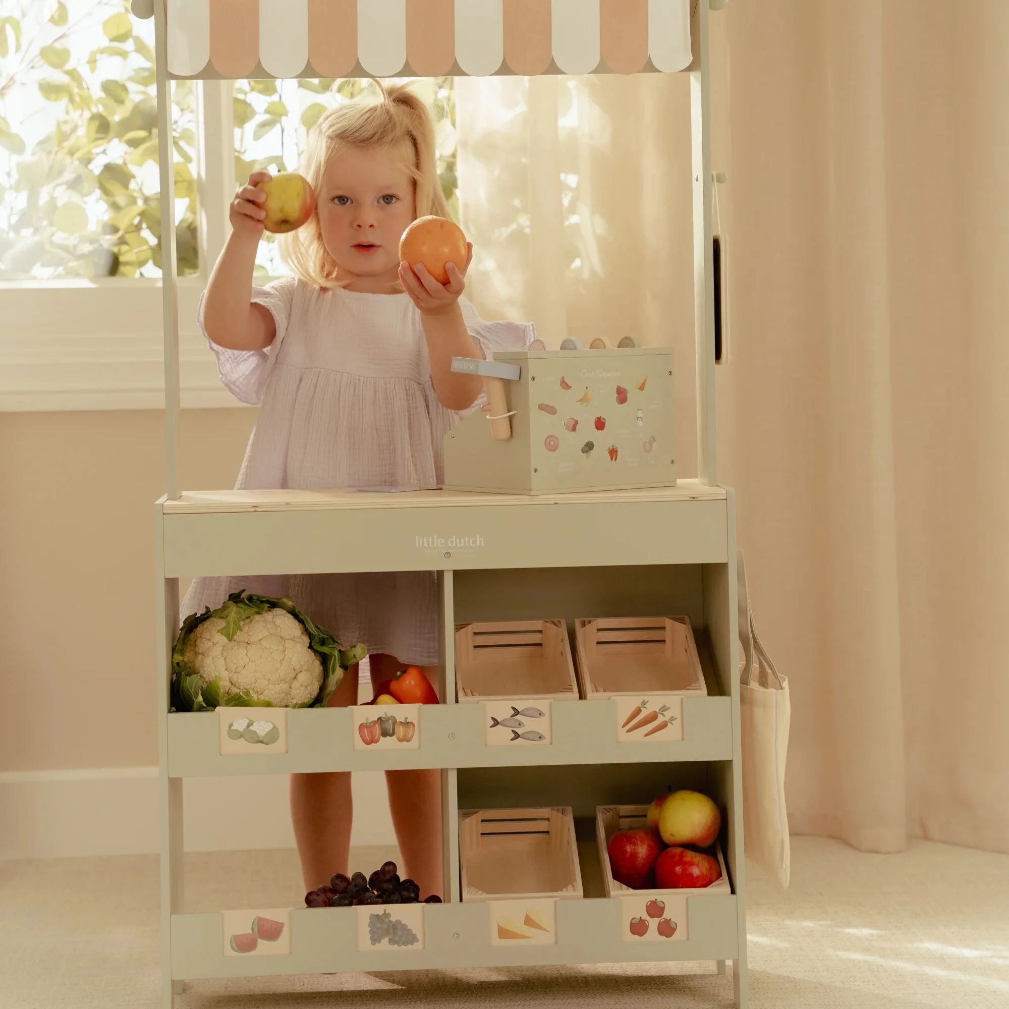 Wooden Play Market Stall - Image 2