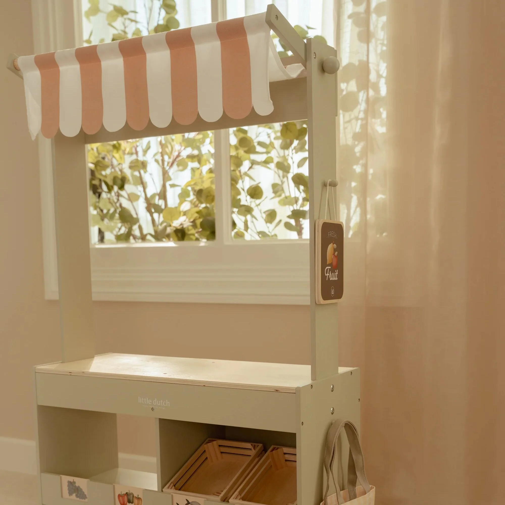 Wooden Play Market Stall - Image 3