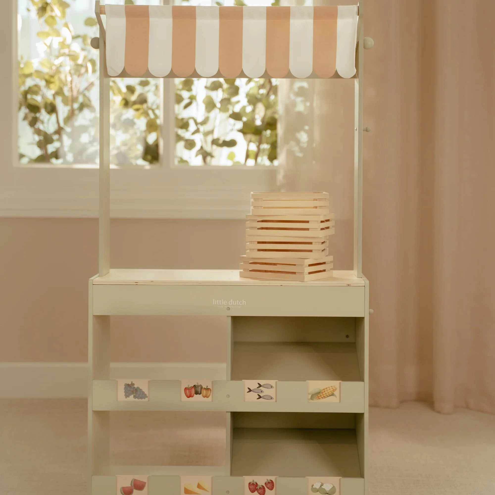 Wooden Play Market Stall - Image 9