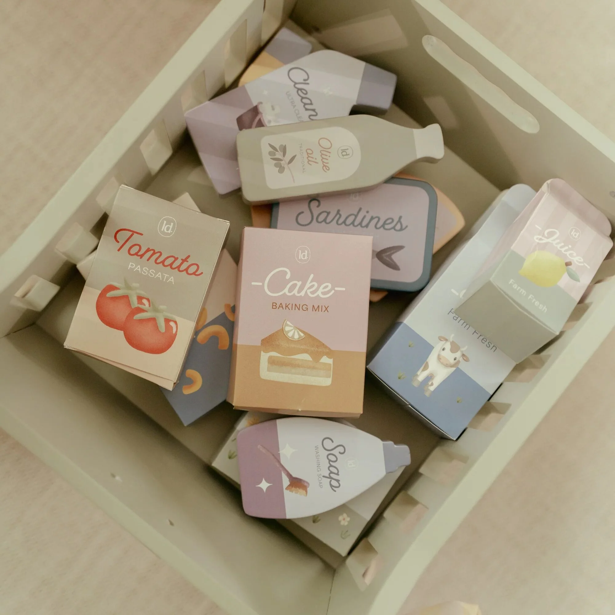 Wooden Play Shopping Cart - Image 18