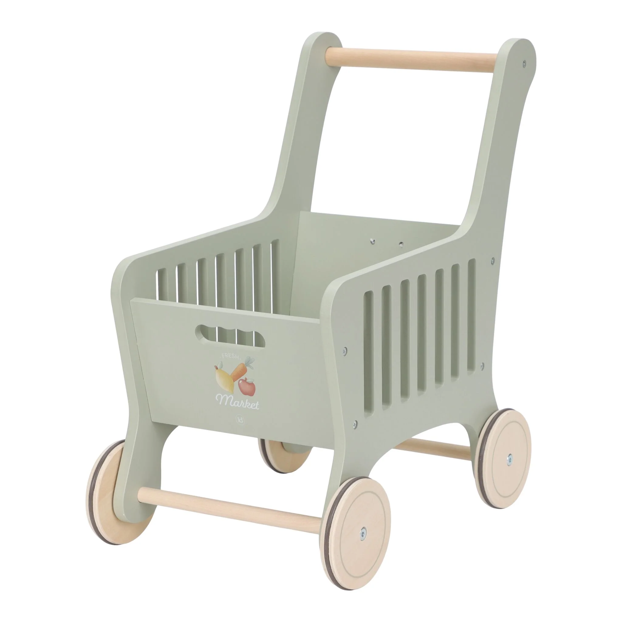 Wooden Play Shopping Cart - Image 3