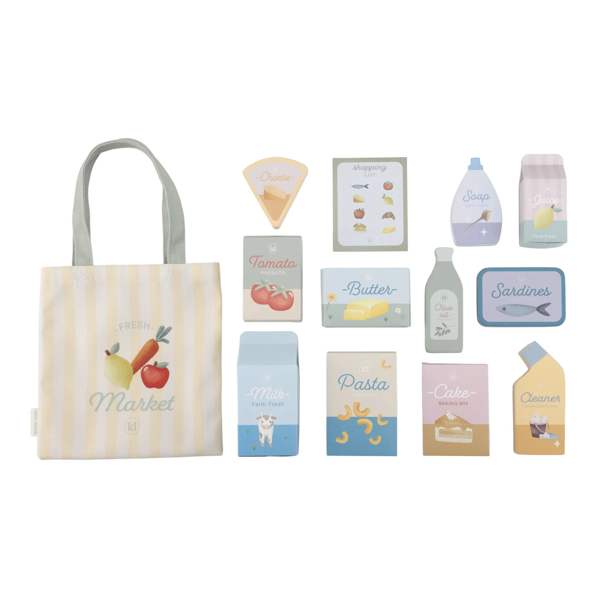 Wooden Play Shopping Cart - Image 6