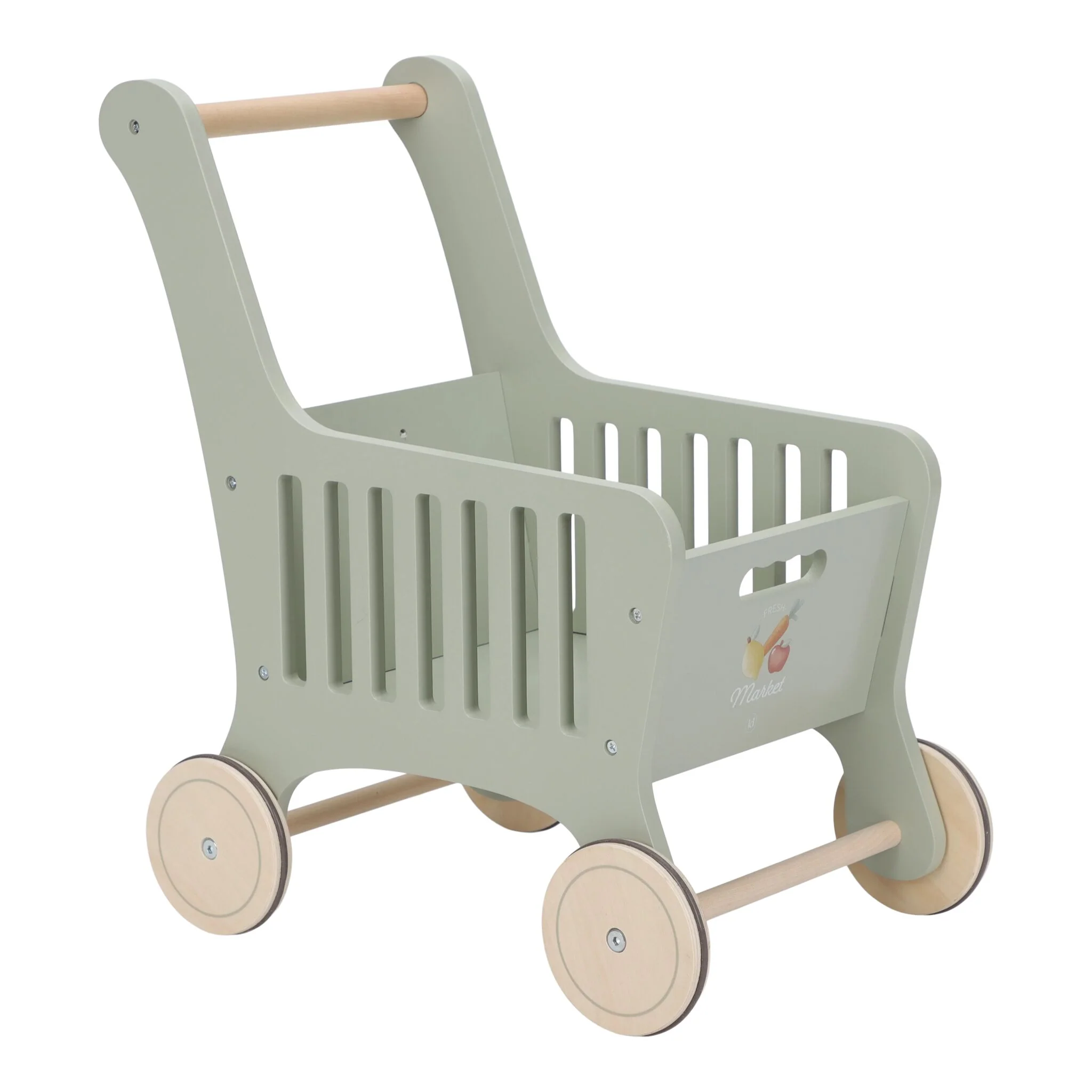 Wooden Play Shopping Cart - Image 7