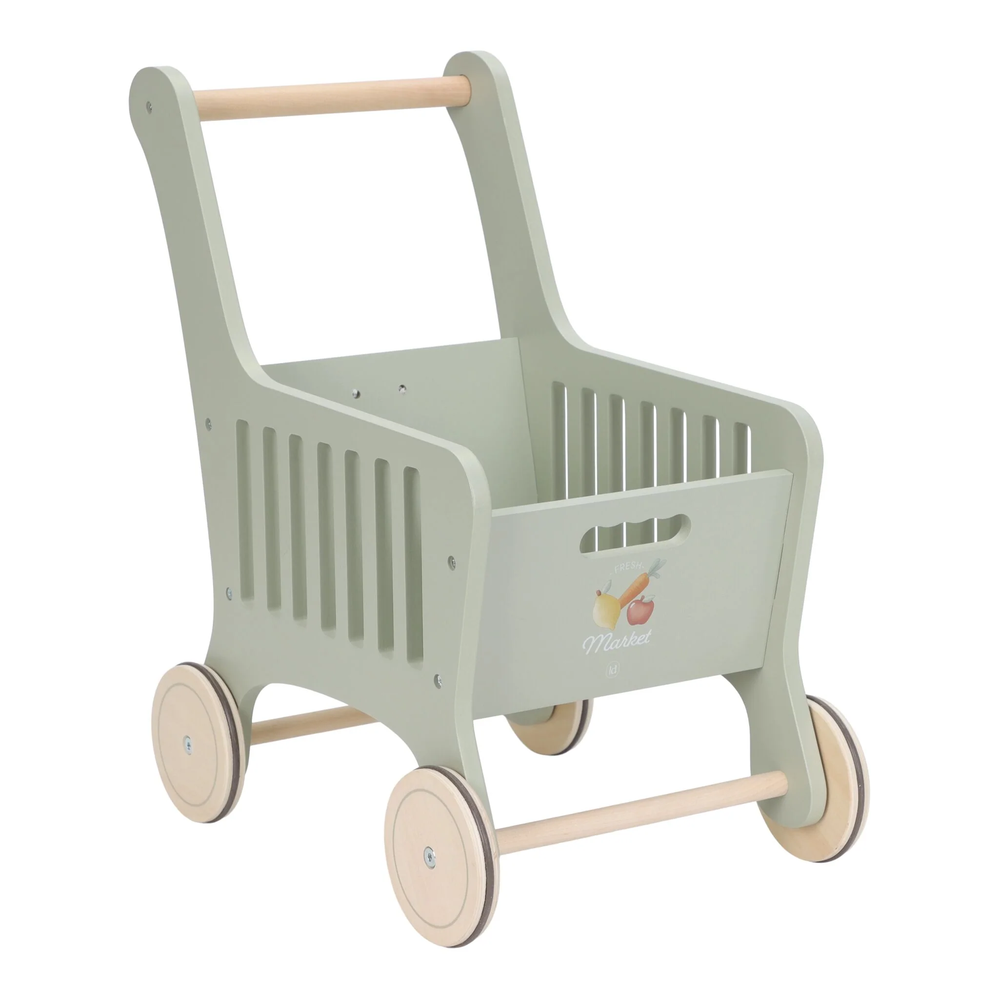 Wooden Play Shopping Cart - Image 8