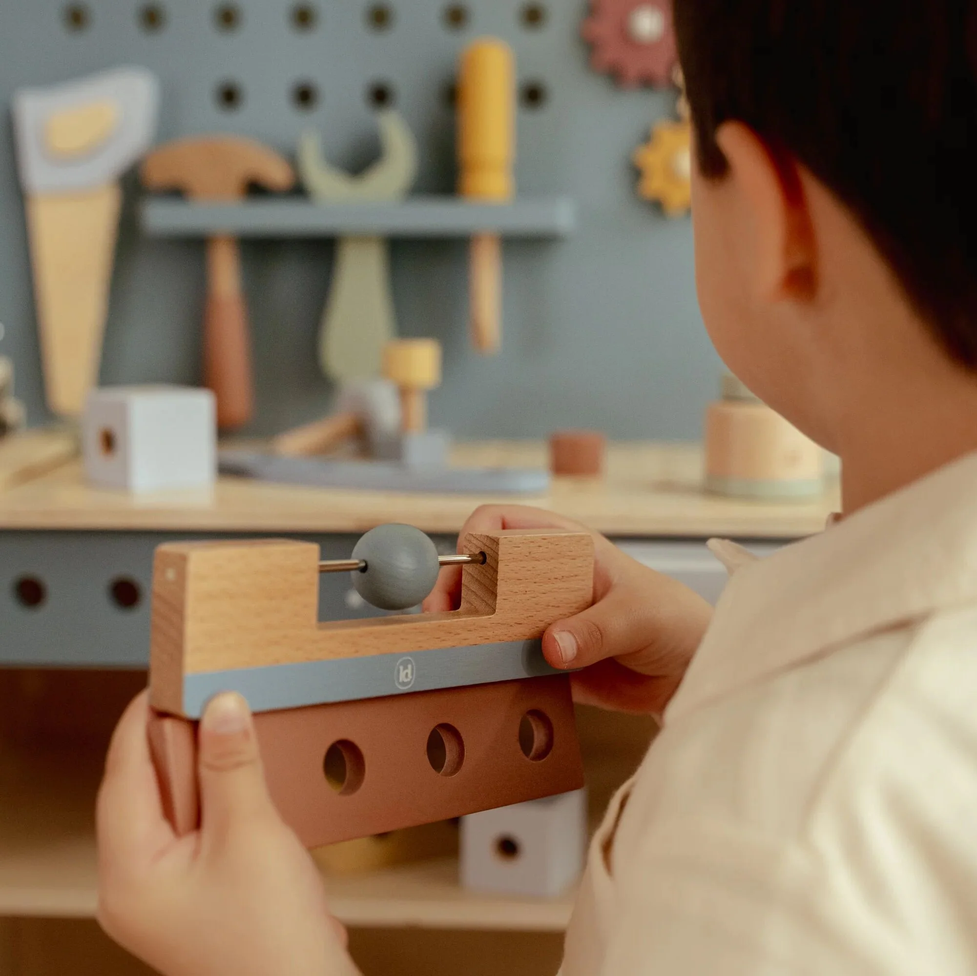 Wooden Play Workbench - Image 6