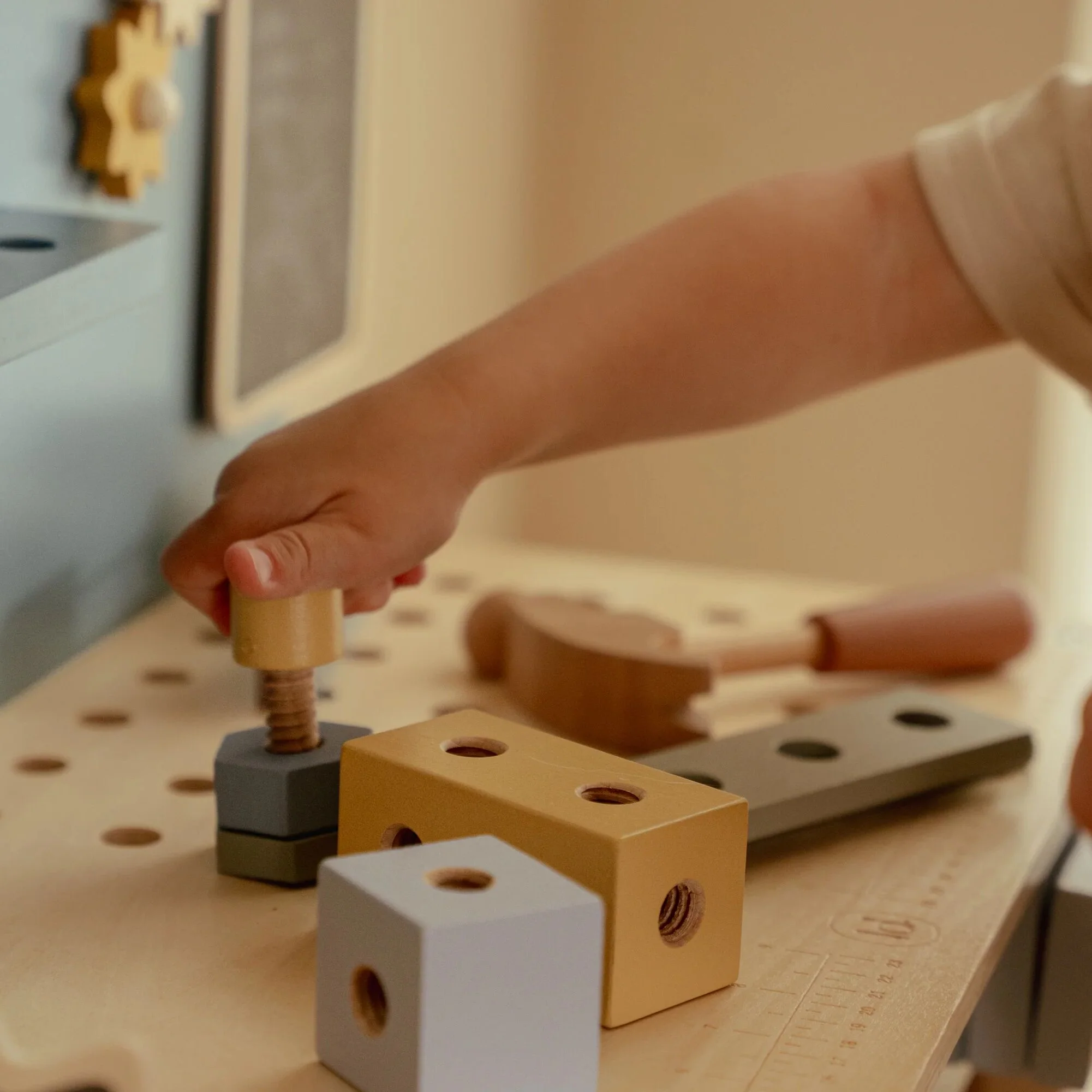 Wooden Play Workbench - Image 8
