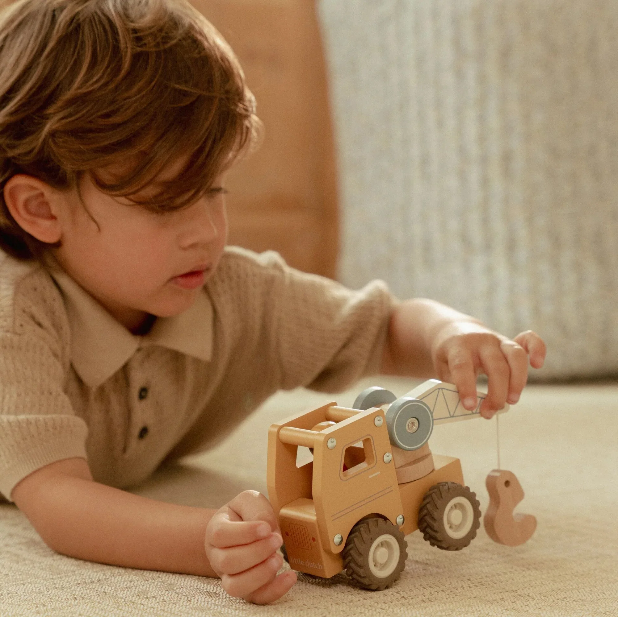Wooden Crane Truck - Image 6