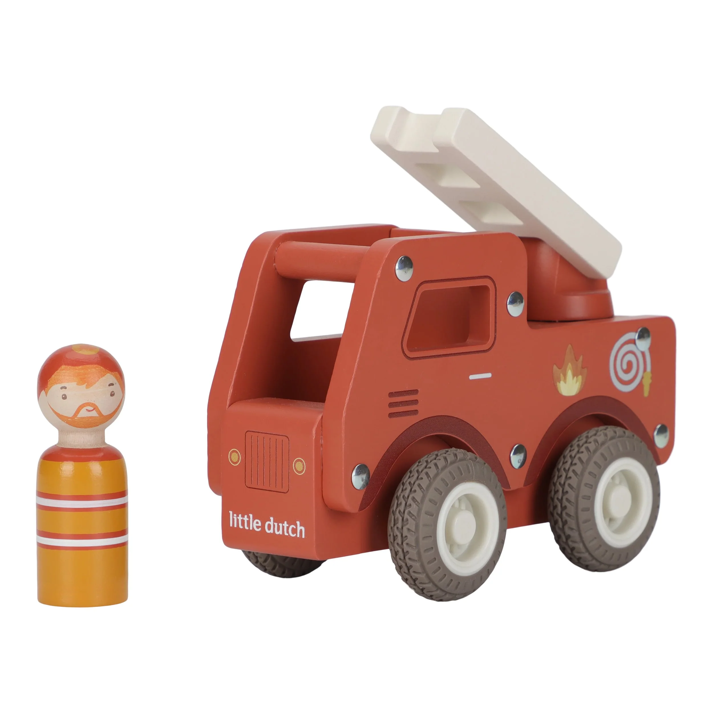 Wooden Fire Truck - Image 3