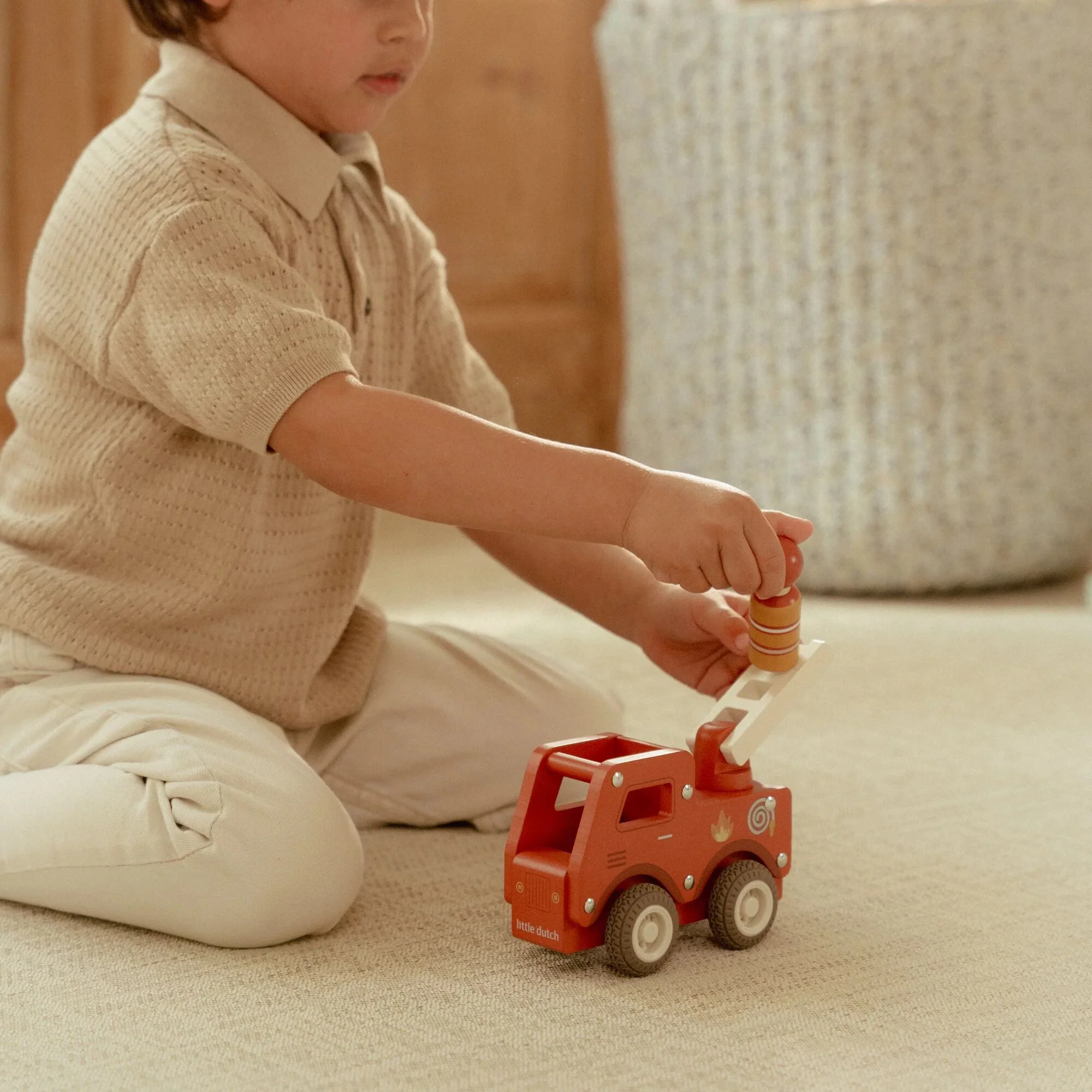 Wooden Fire Truck - Image 4