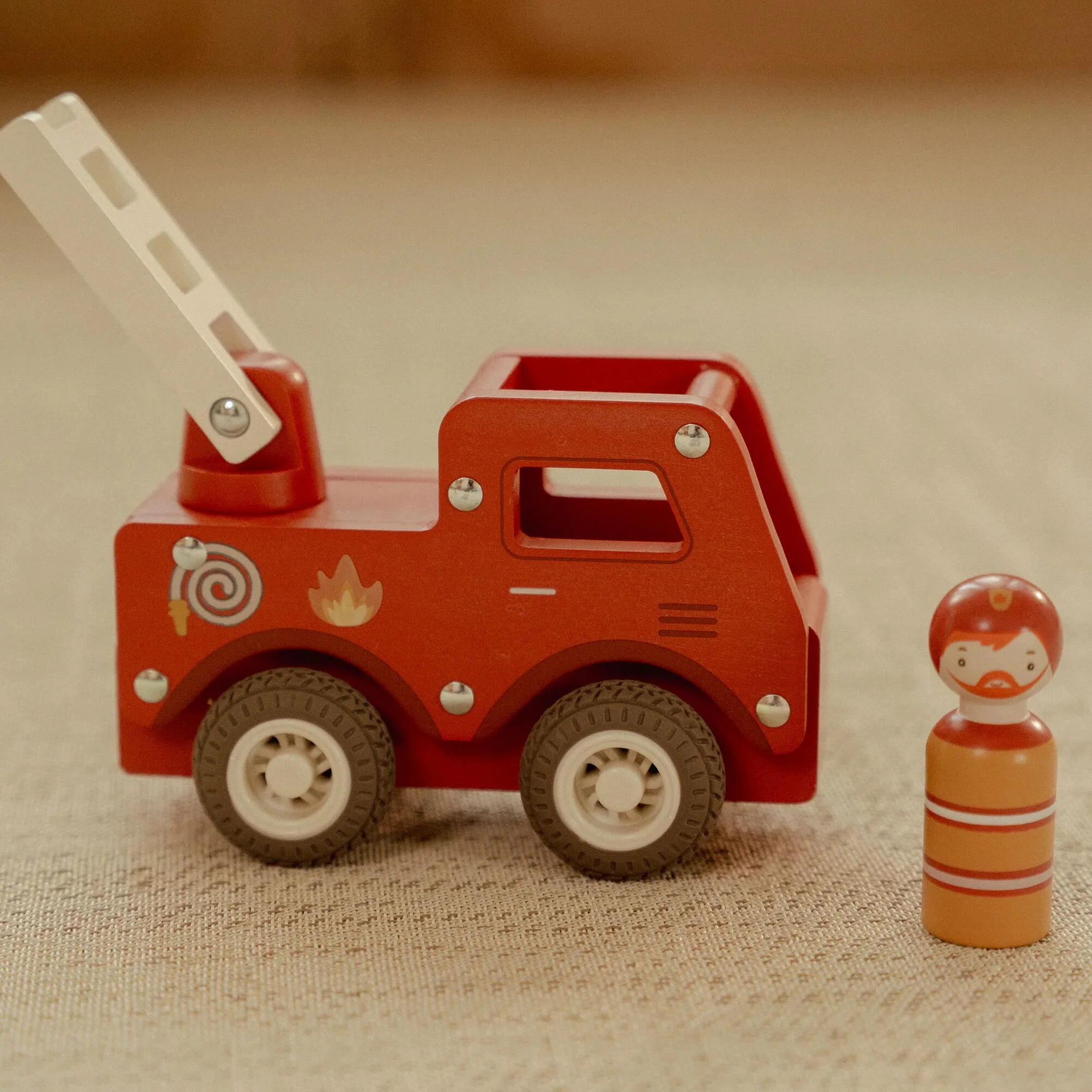 Wooden Fire Truck - Image 6