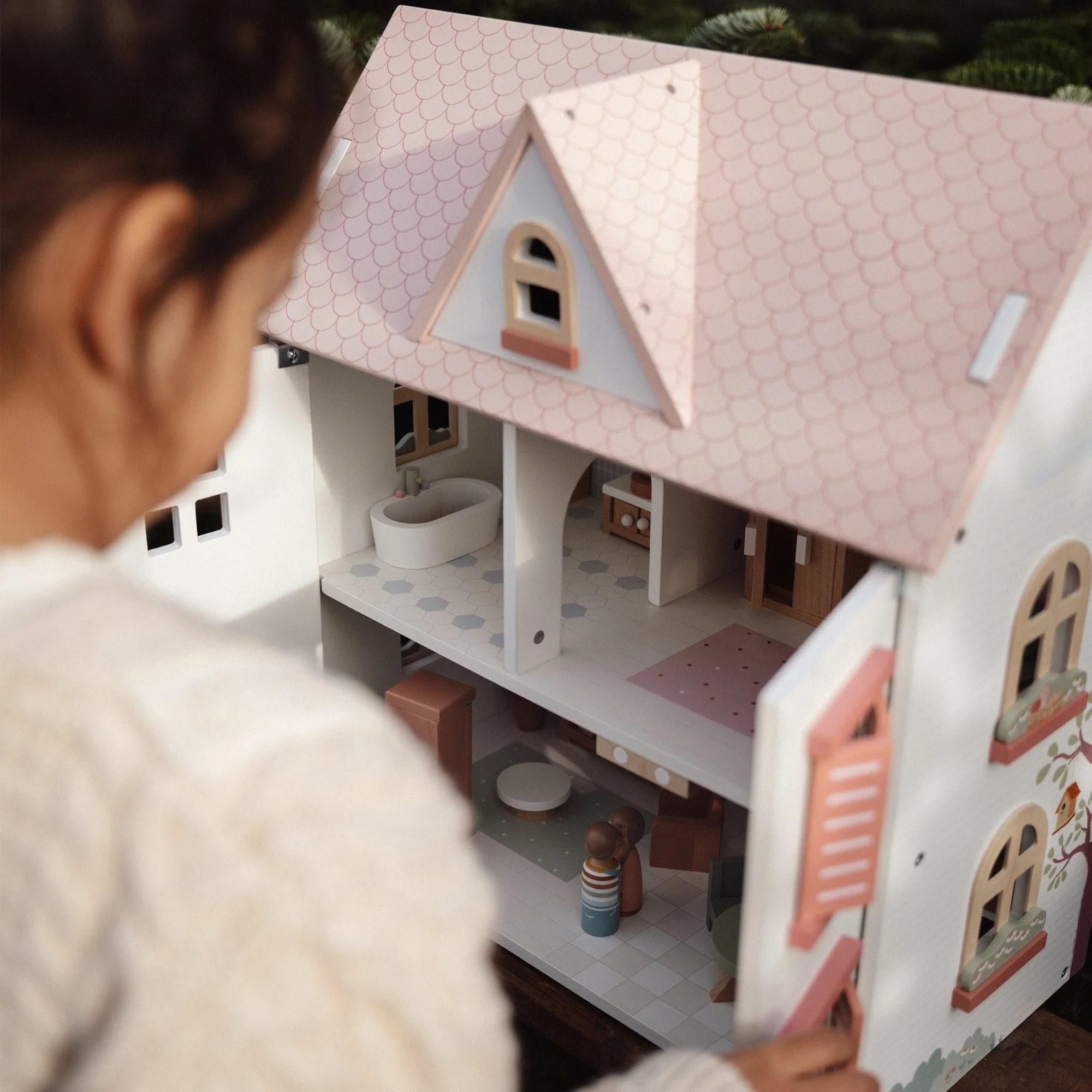 Wooden Doll House - Medium - Image 10