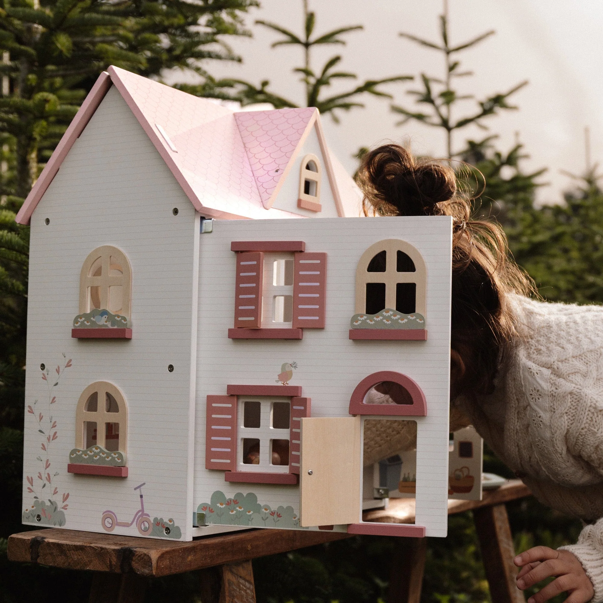 Wooden Doll House - Medium - Image 12