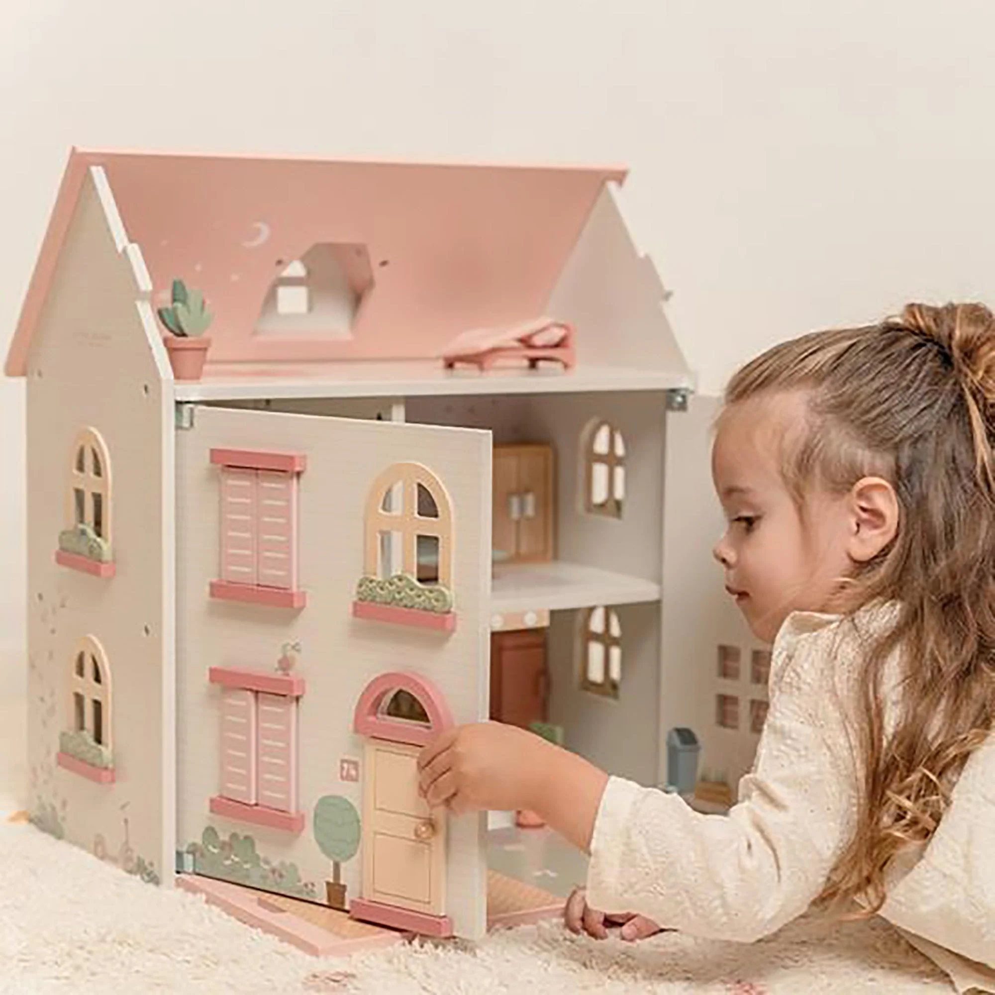 Wooden Doll House - Medium - Image 7