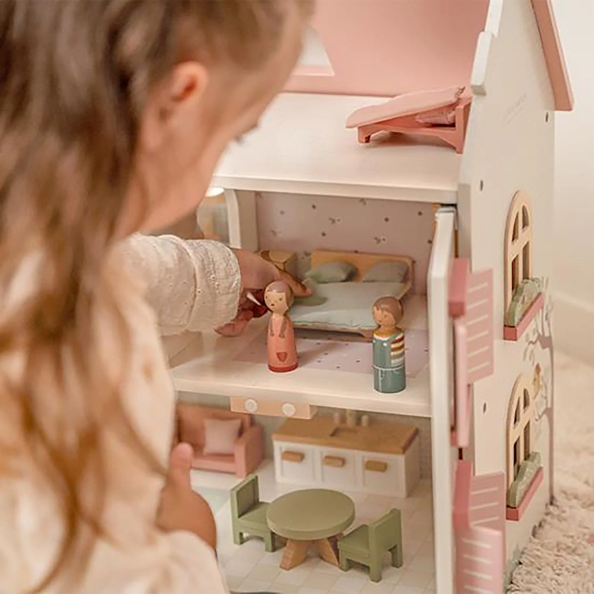 Wooden Doll House - Medium - Image 8