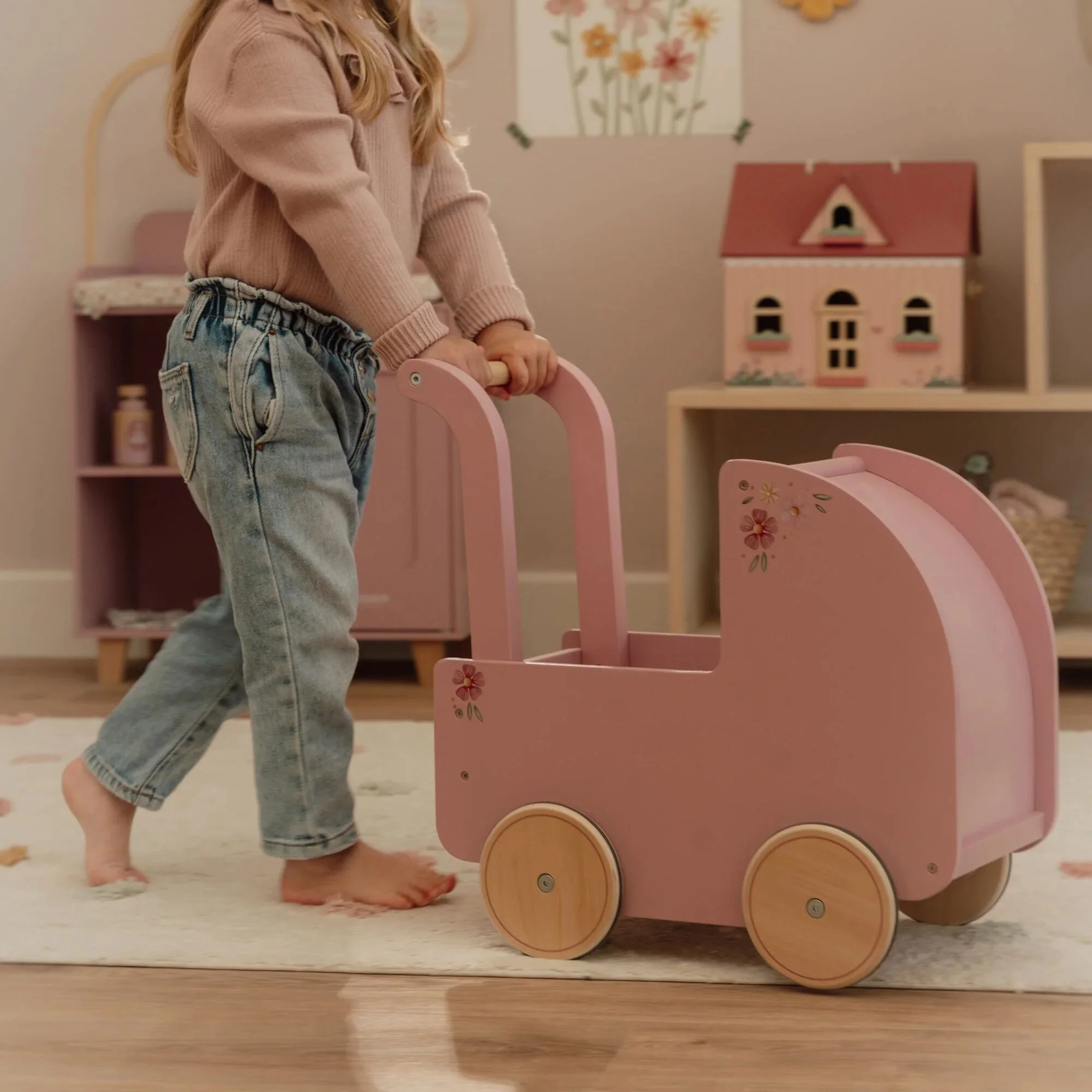 Wooden Doll Pram - Image 5