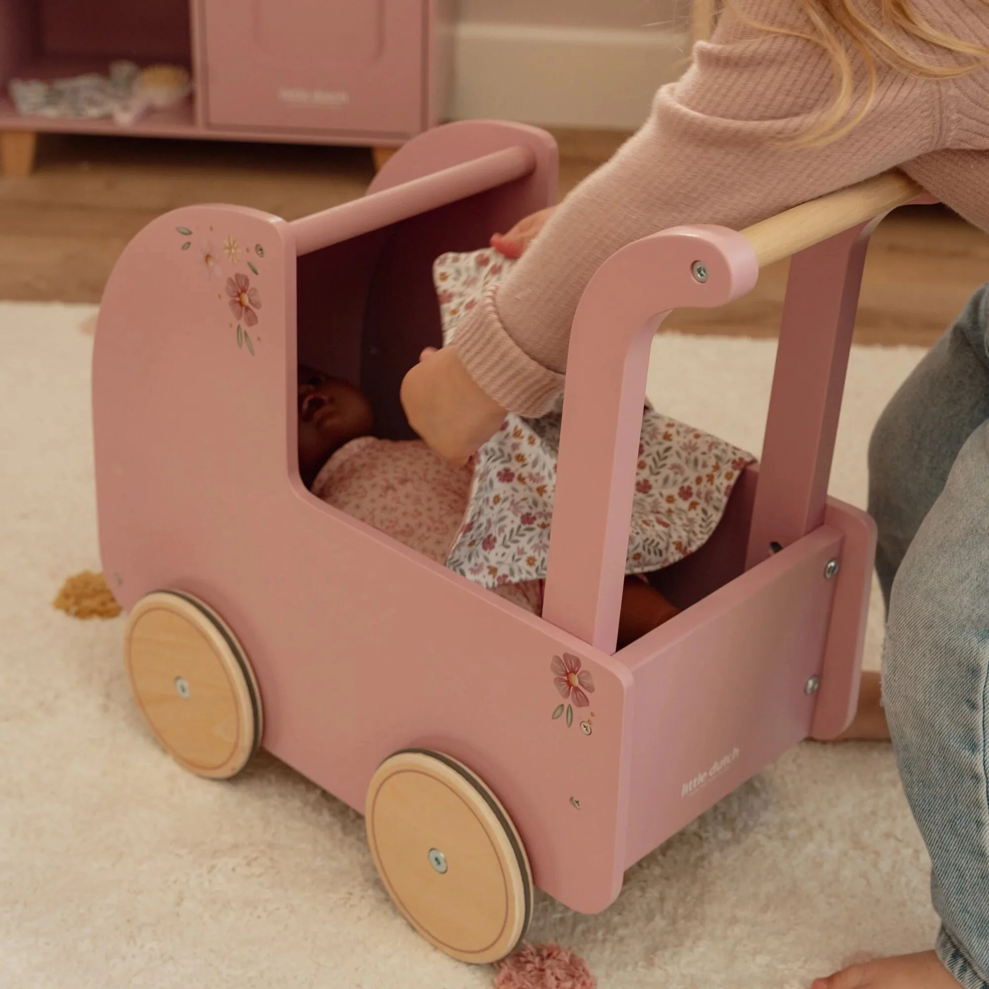 Wooden Doll Pram - Image 7