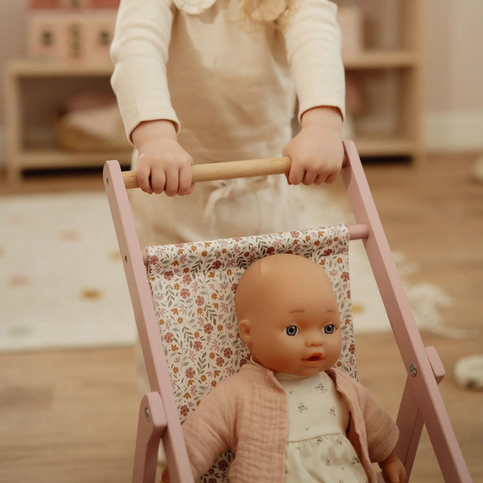 Wooden Doll Stroller - Image 4
