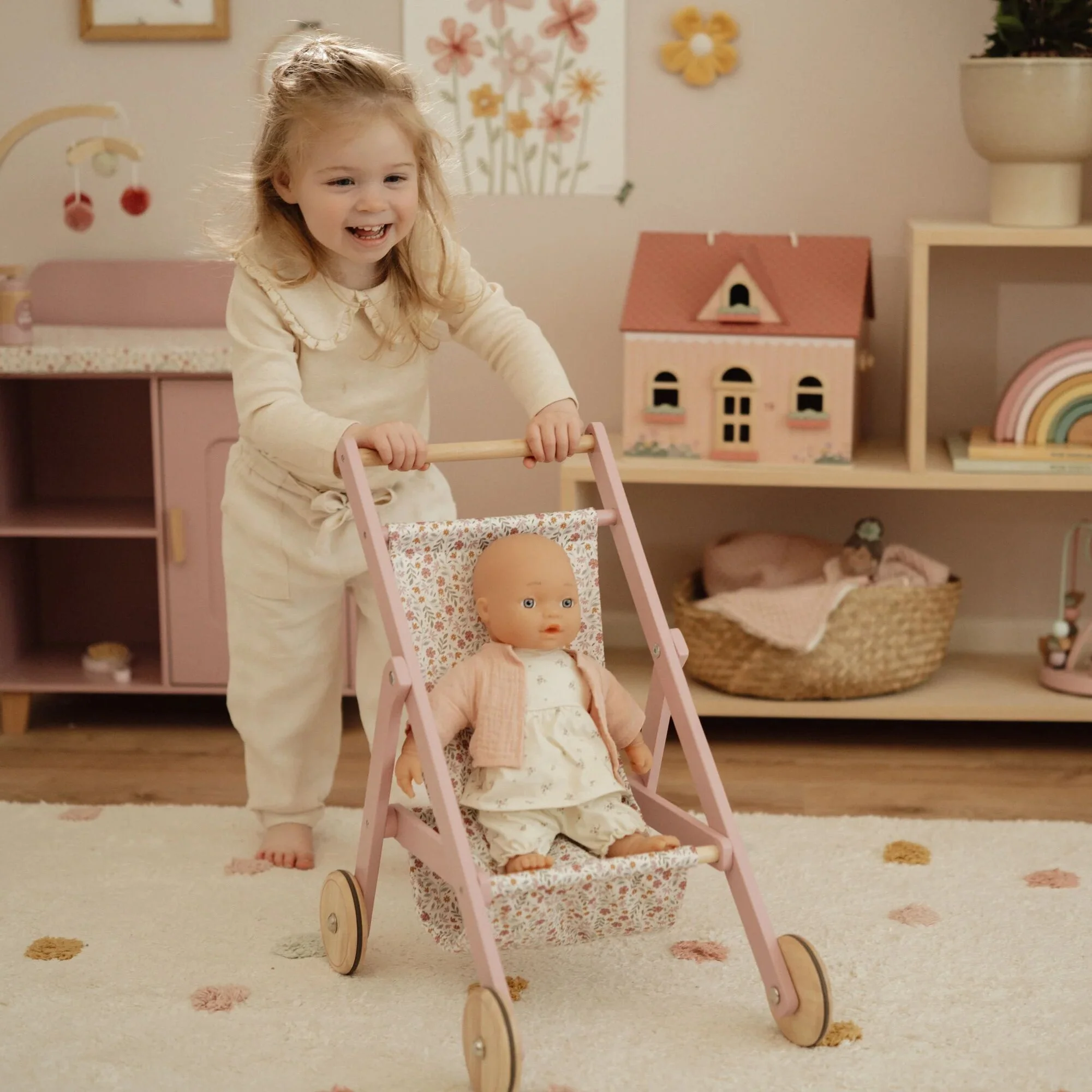 Wooden Doll Stroller - Image 6