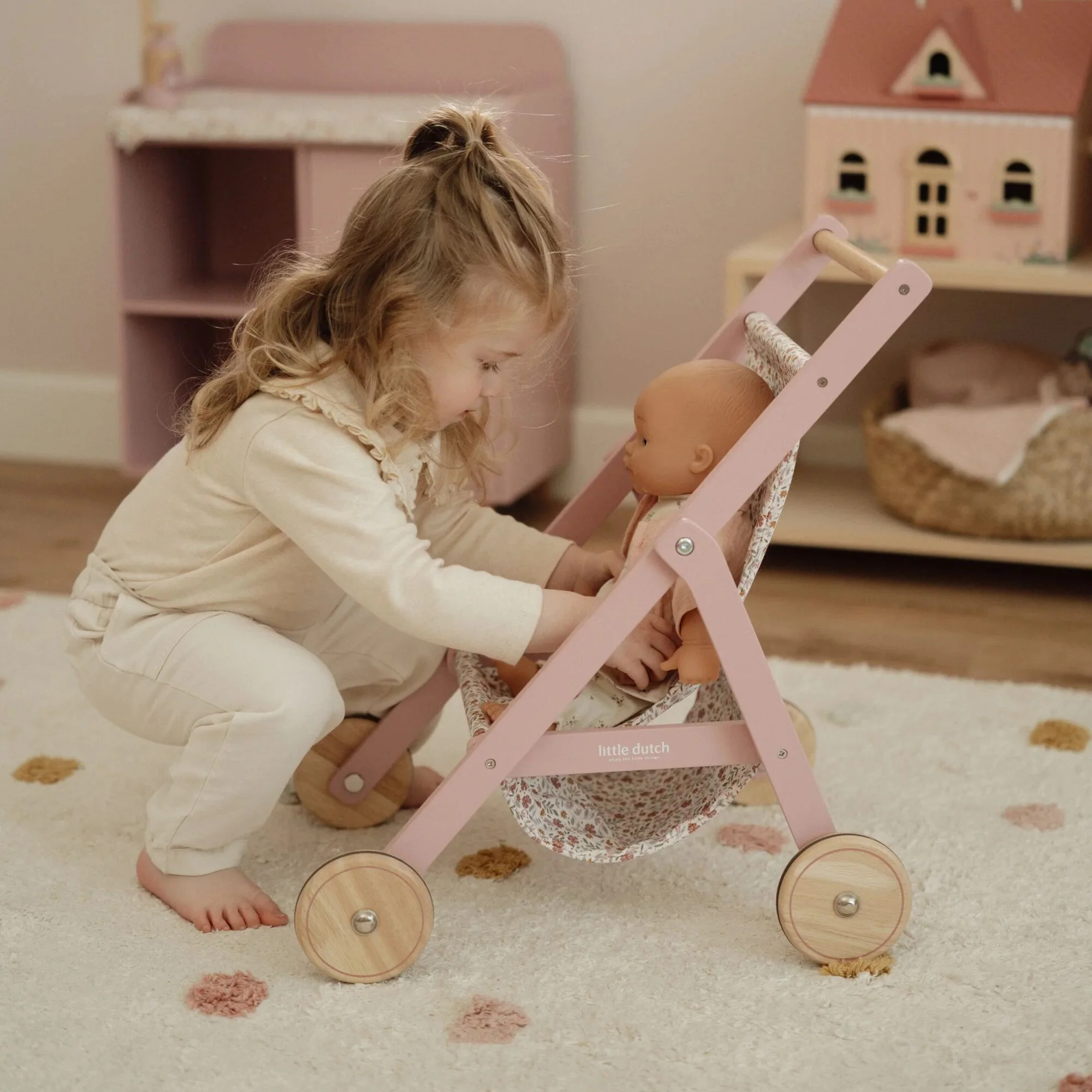 Wooden Doll Stroller - Image 8