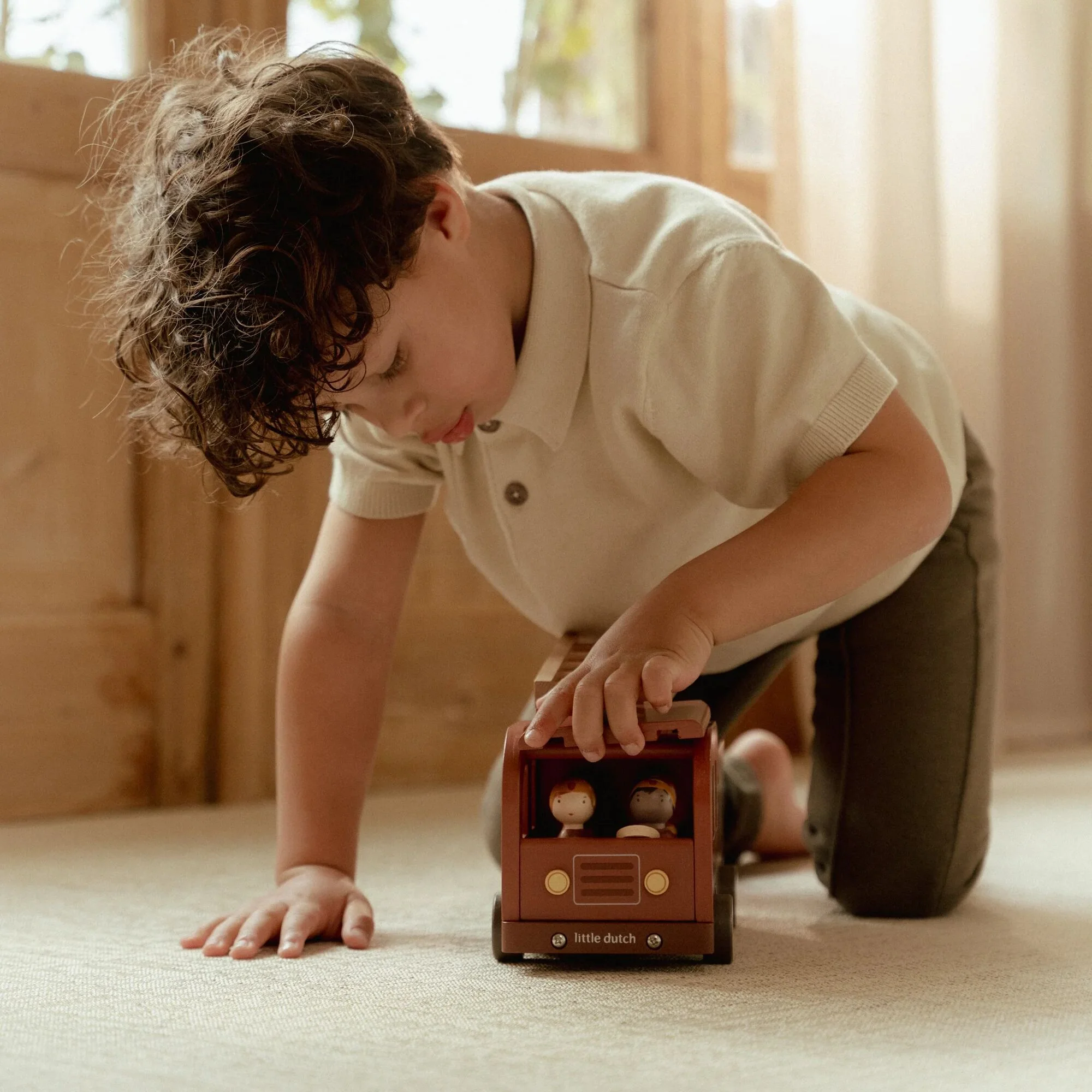 Wooden Fire Truck Set - Image 13