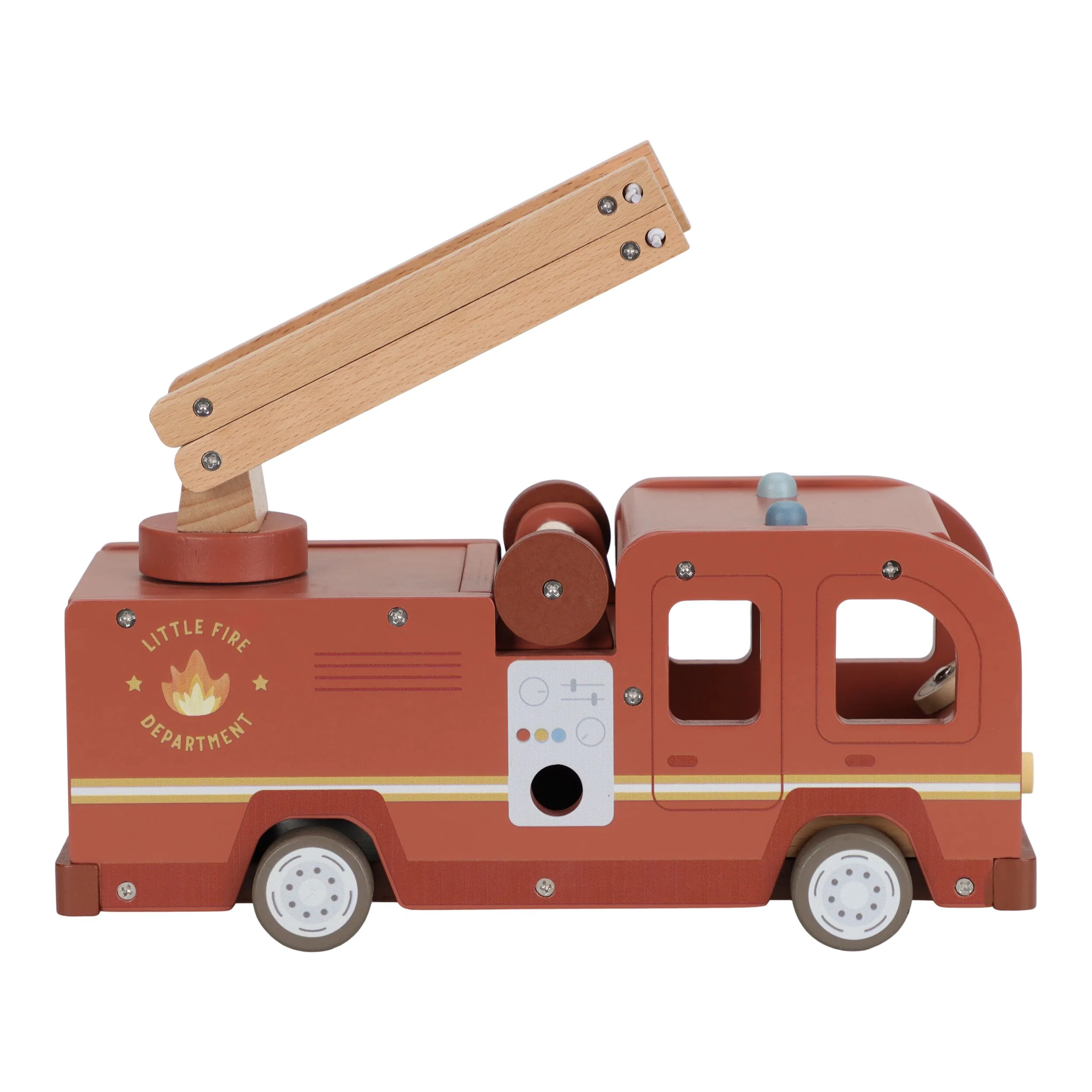 Wooden Fire Truck Set - Image 6